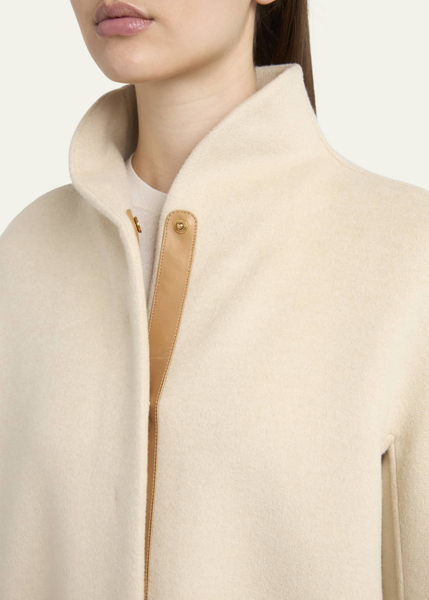 Loro Piana Scotty Double Baby Cashmere Single-Breasted Coat Image 5 of 5