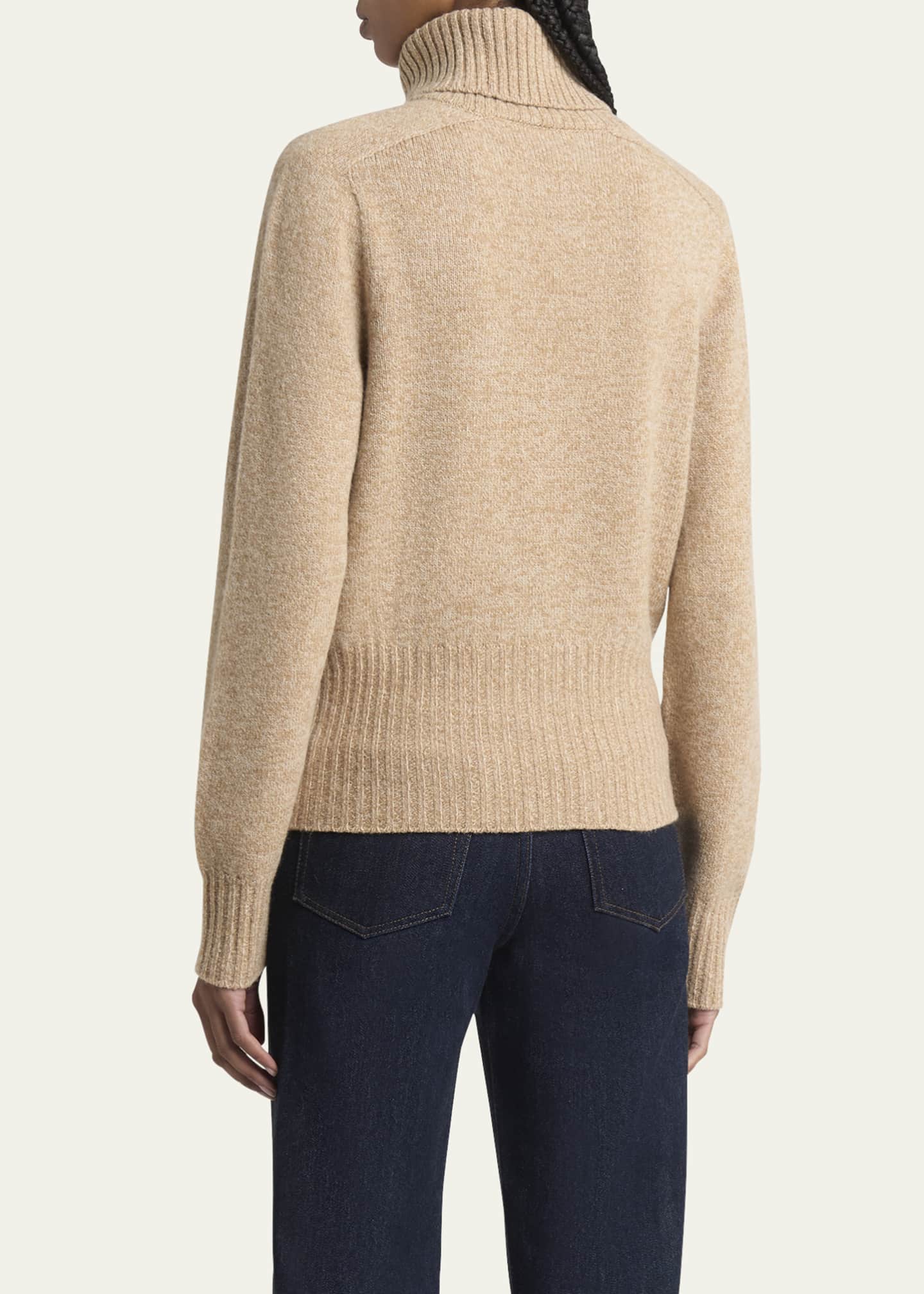 Loro Piana Mastallone Turtleneck GG 7 Wool Sweater Image 3 of 5