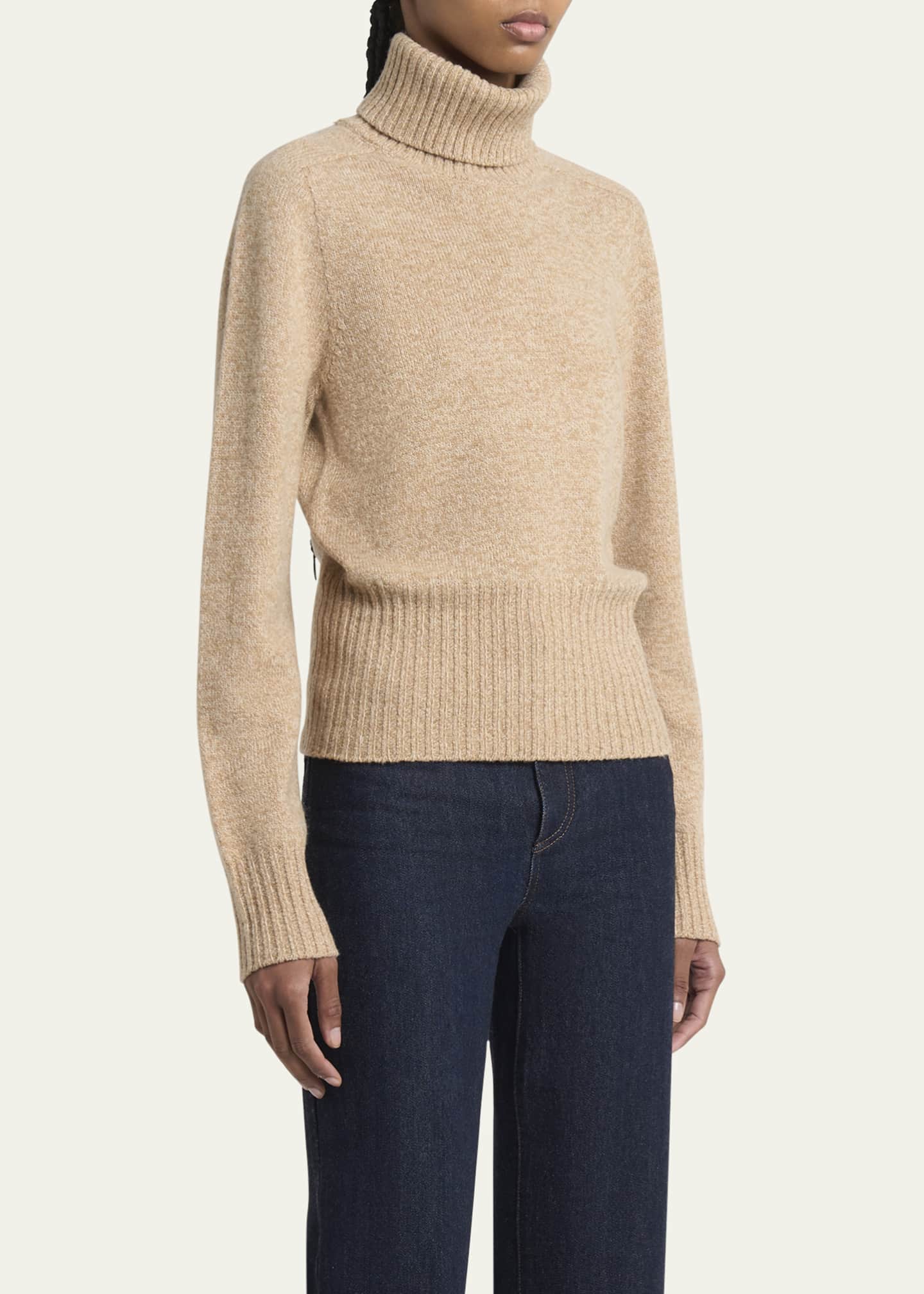Loro Piana Mastallone Turtleneck GG 7 Wool Sweater Image 4 of 5