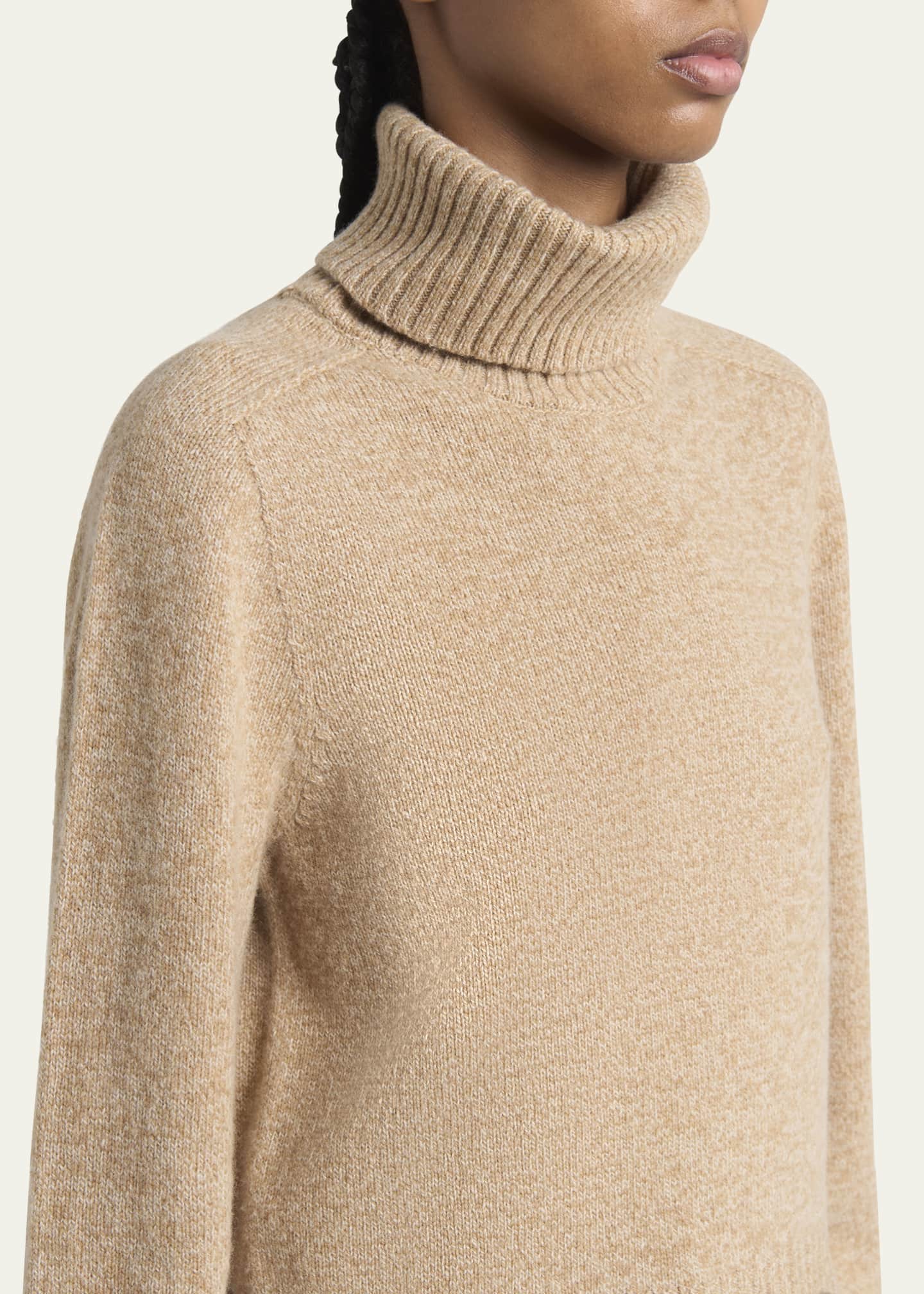 Loro Piana Mastallone Turtleneck GG 7 Wool Sweater Image 5 of 5