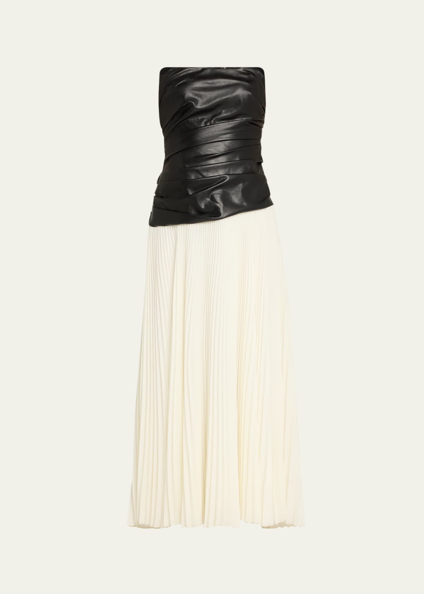 オールインワン・サロペット Simkhai Thalia Bustier Midi Dress Arie Strapless Bustier Midi Dress - Black Multi | SIMKHAI