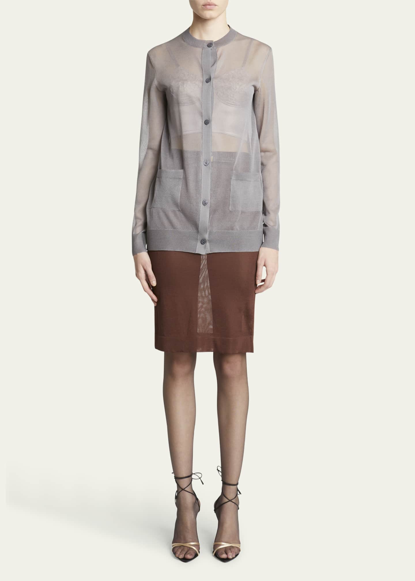 【louren】sheer short knit cardigan ONLINE STORE】sheer short knit cardigan 受注販売のご案内