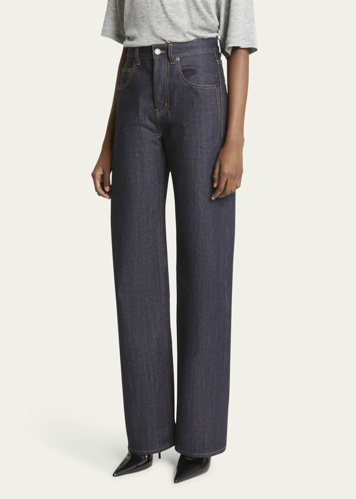 パンツ Saint Laurent FW24 LOW WAIST BOOTCUT (795352Y04EP 1441) Saint Laurent Low Waist Bootcut Corduroy Pants - LOZURI