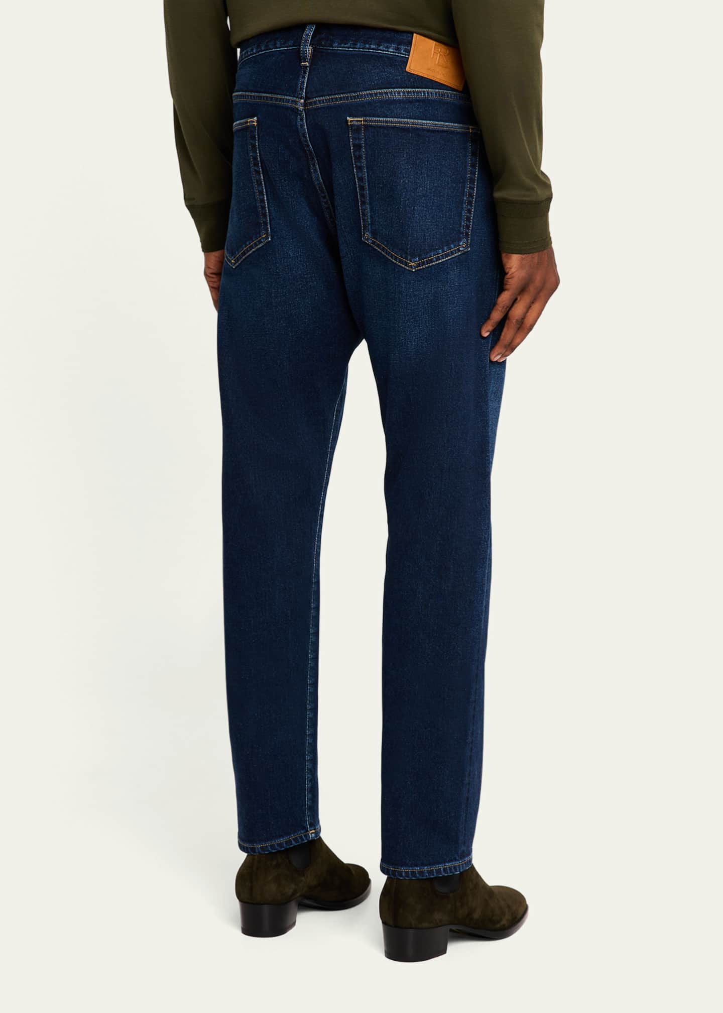 Ralph Lauren Men's Straight-Leg Selvedge Jeans Image 3 of 5