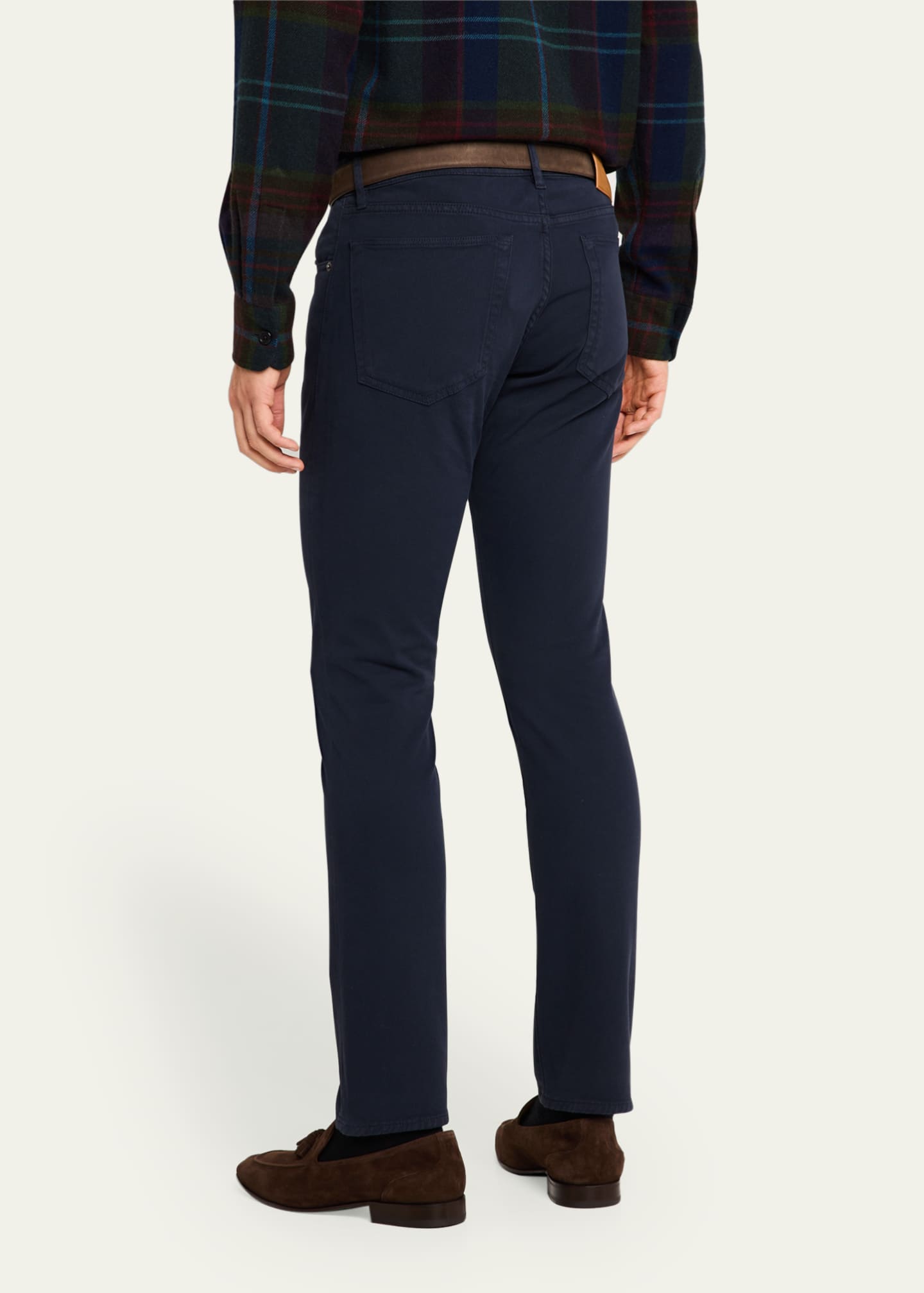 Ralph Lauren Purple Label Men's Sherrington Cashmere Twill Pants Image 3 of 5
