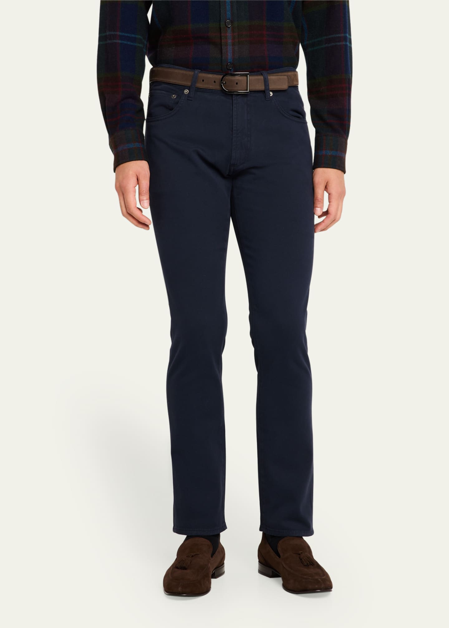 Ralph Lauren Purple Label Men's Sherrington Cashmere Twill Pants Image 4 of 5