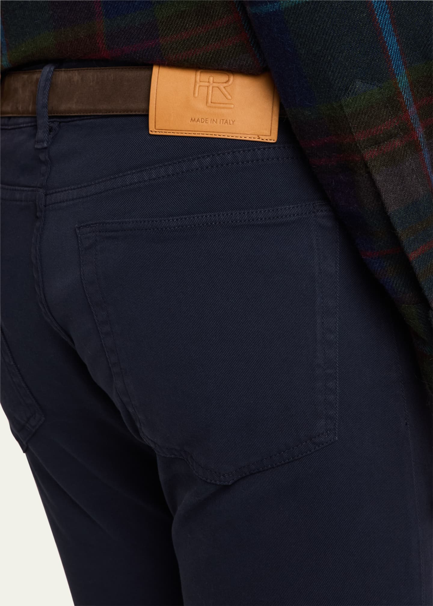 Ralph Lauren Purple Label Men's Sherrington Cashmere Twill Pants Image 5 of 5