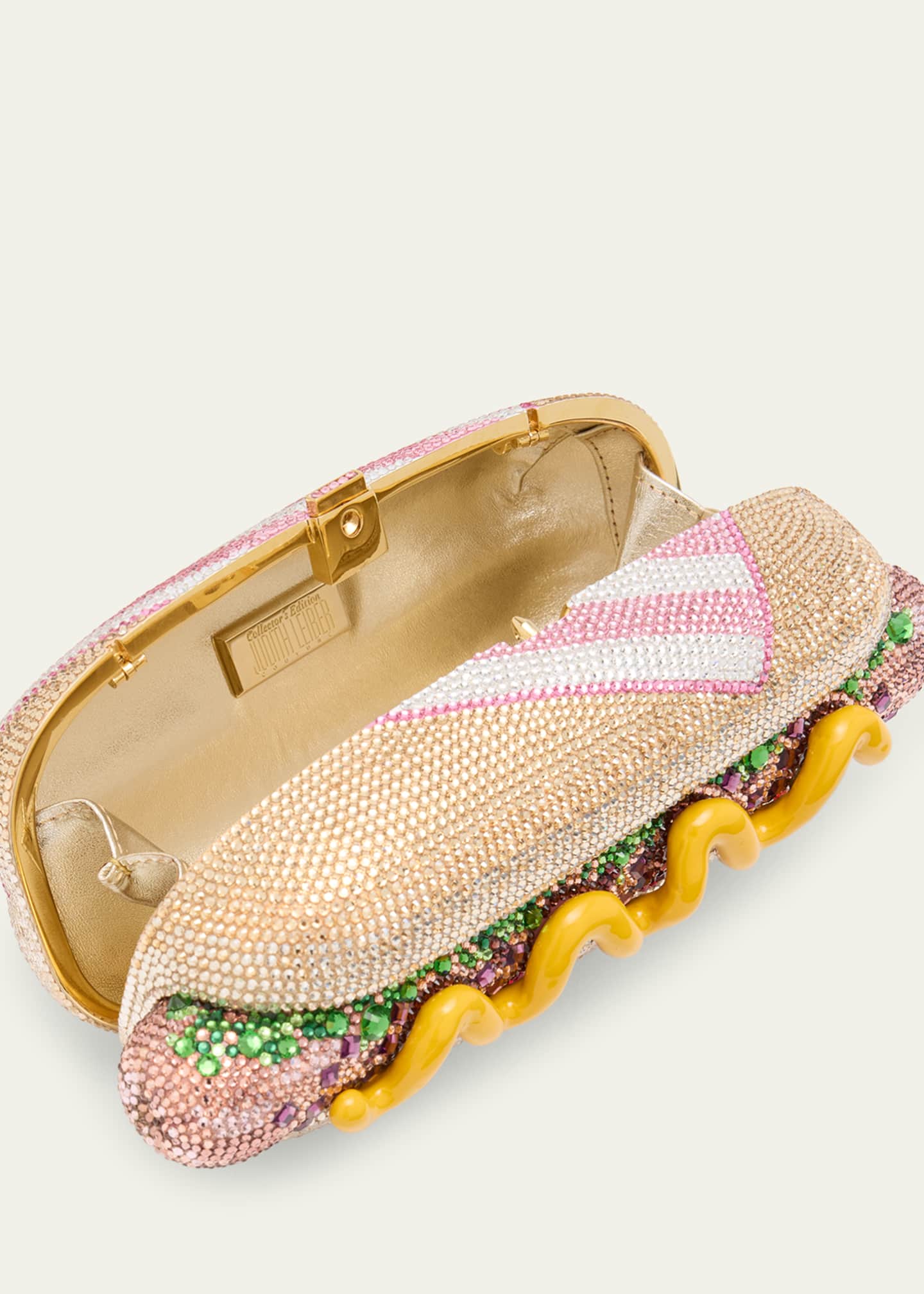 Judith Leiber Couture Hot Dog Crystal Minaudiere Image 4 of 6