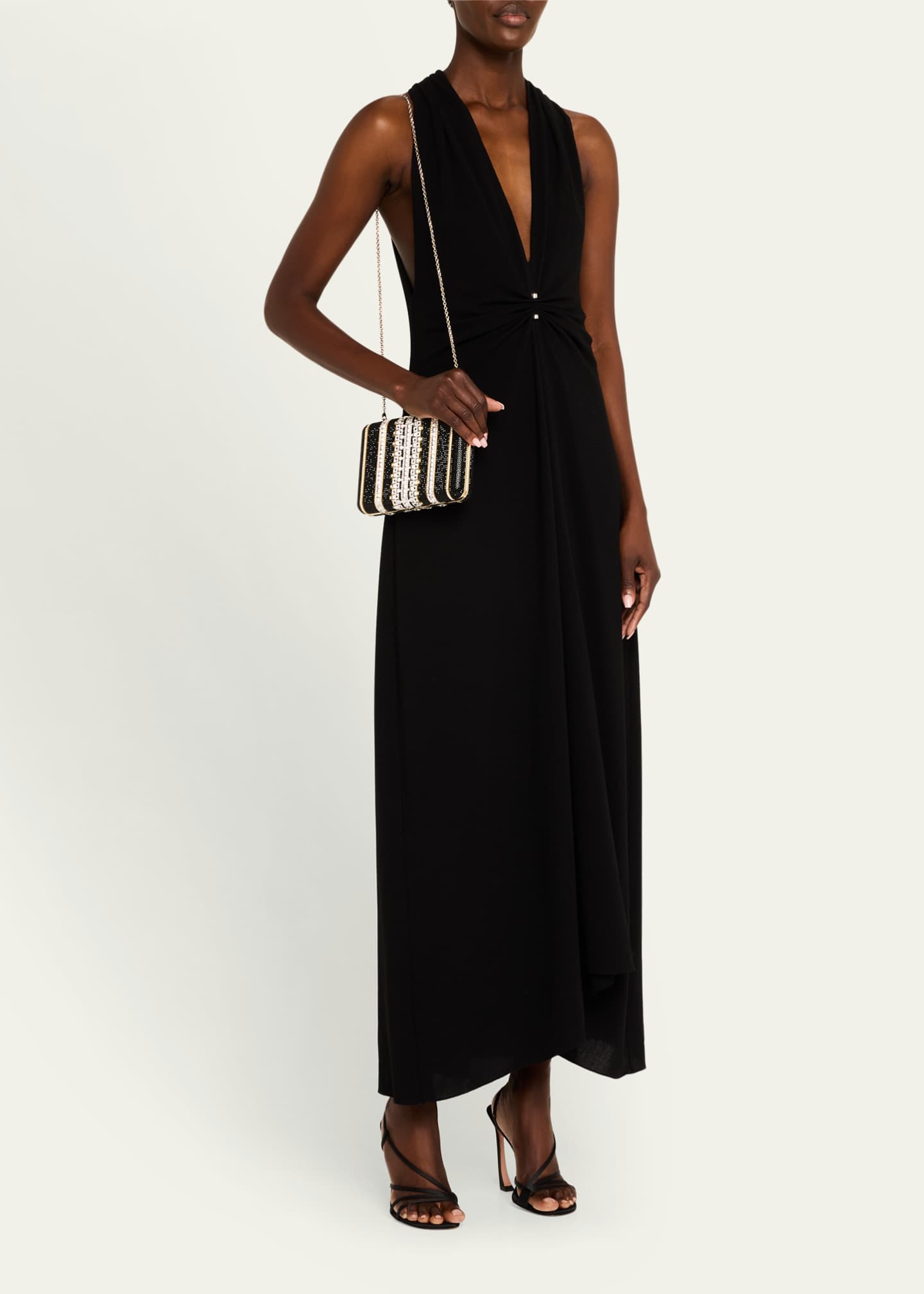 Judith Leiber Couture Lattice Crystal Slim Clutch Bag Image 5 of 5