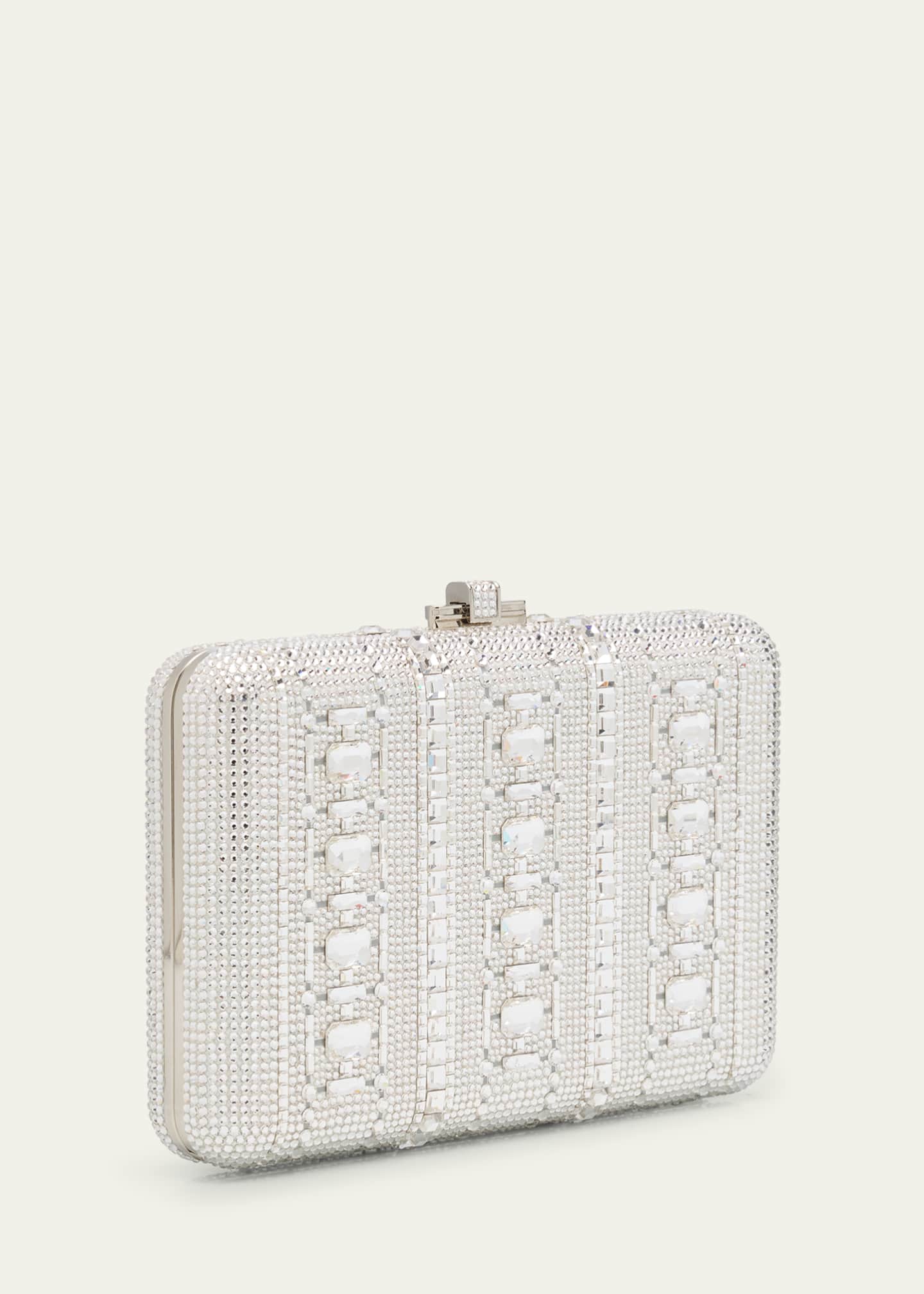 Judith Leiber Couture Radiant Jewel Crystal Slim Clutch Bag Image 3 of 6
