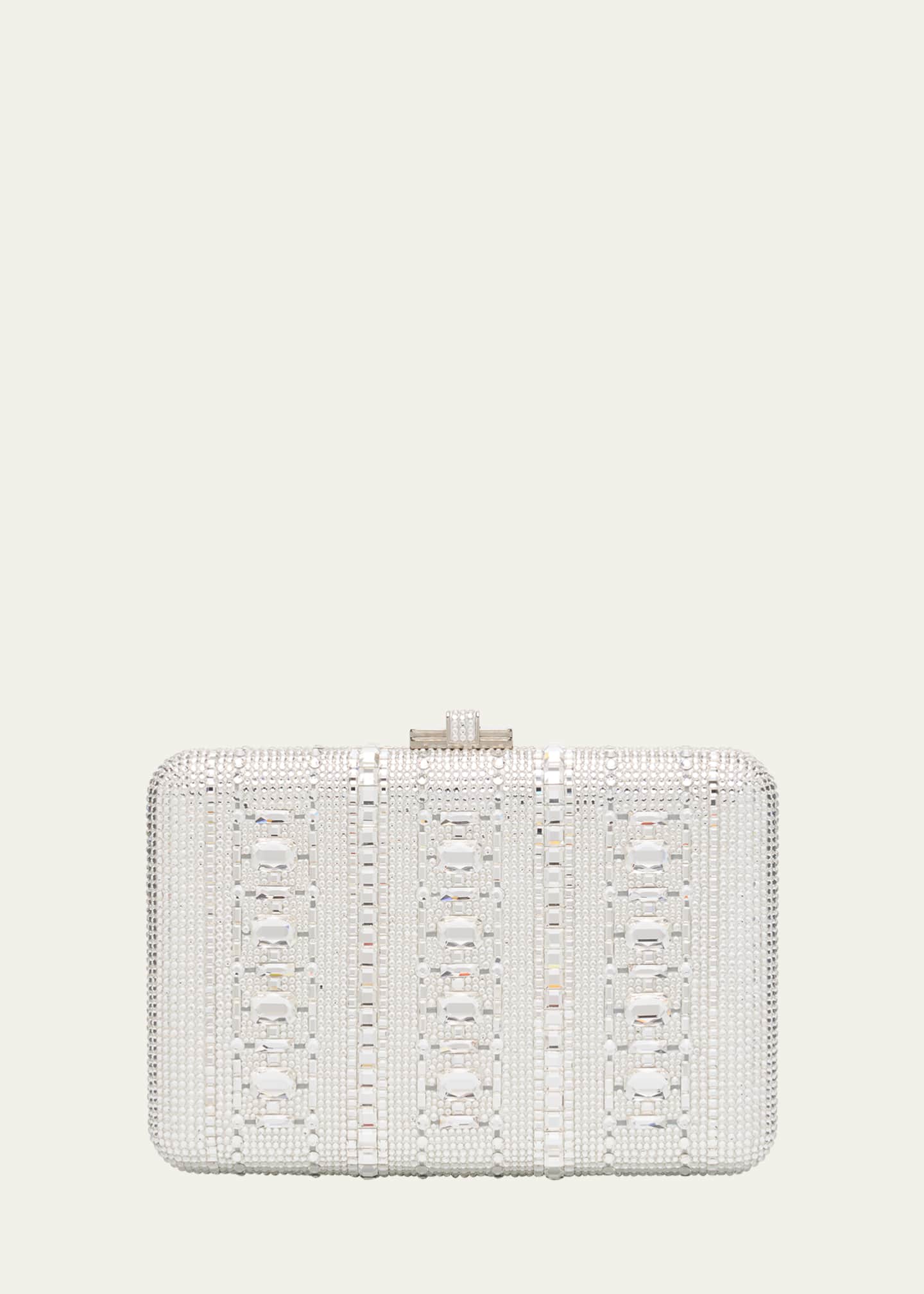 Judith Leiber Couture Radiant Jewel Crystal Slim Clutch Bag Image 1 of 6