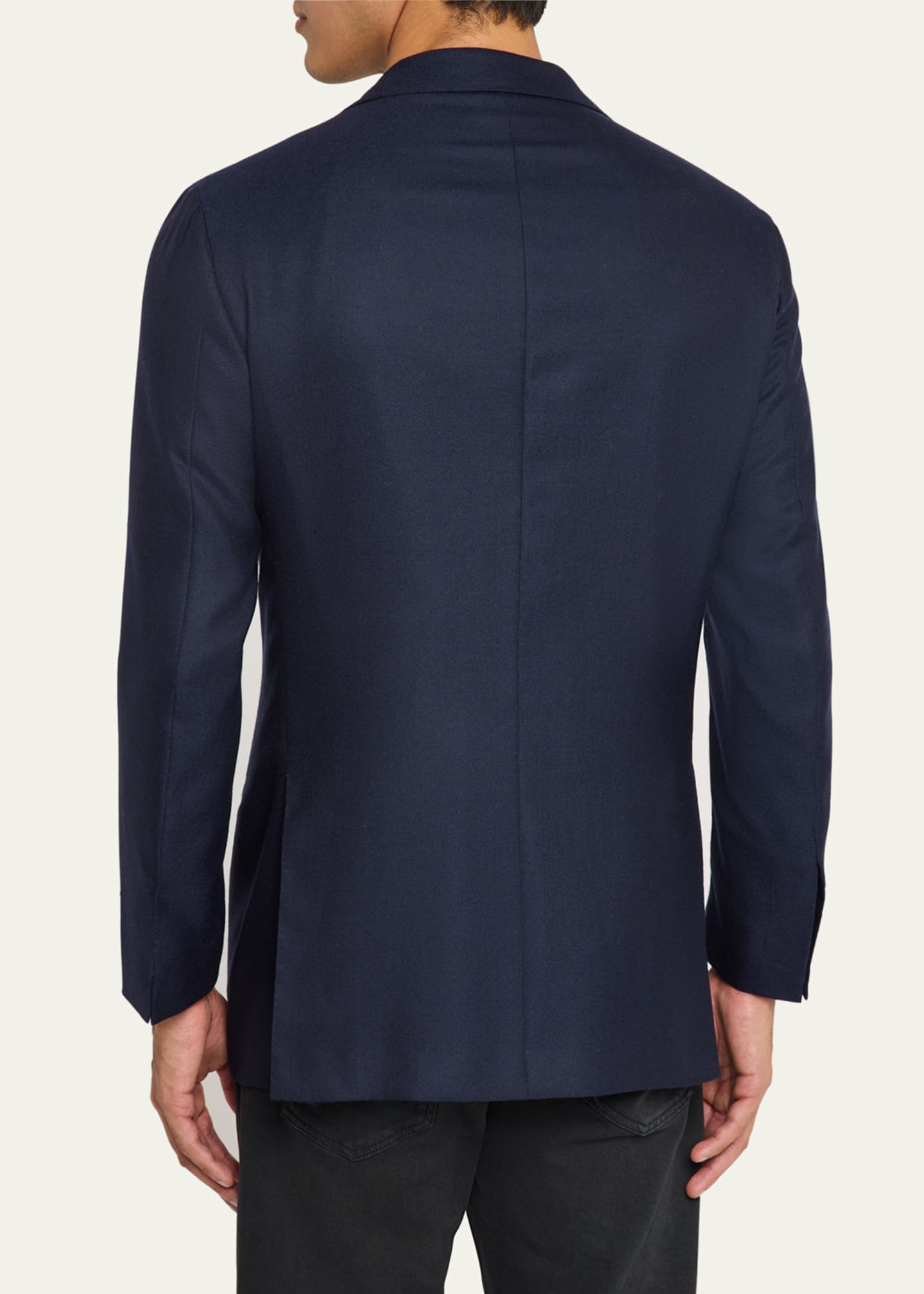 Kiton Men's Solid Cashmere Blazer Image 3 of 8