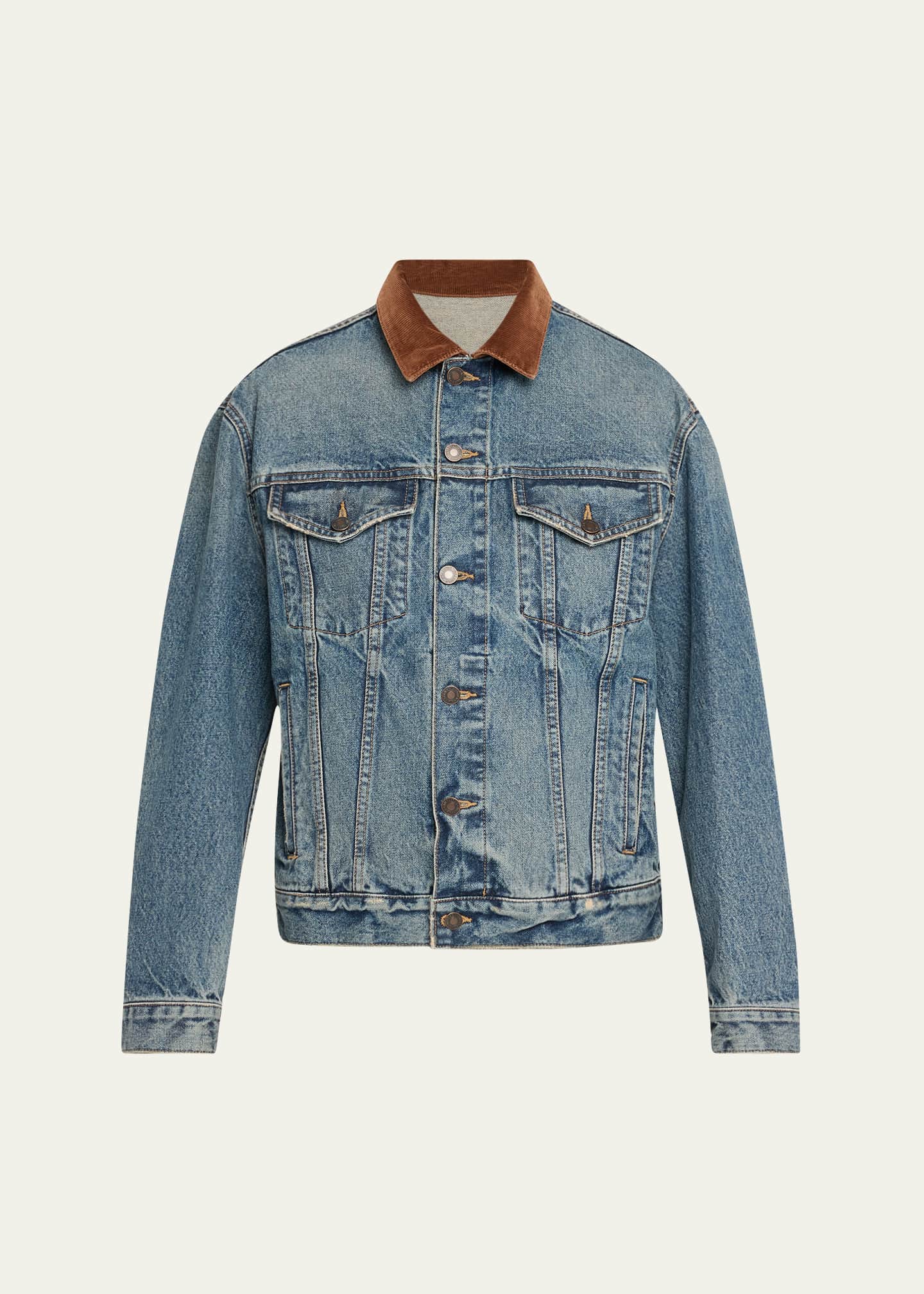 Corduroy denim jacket discount