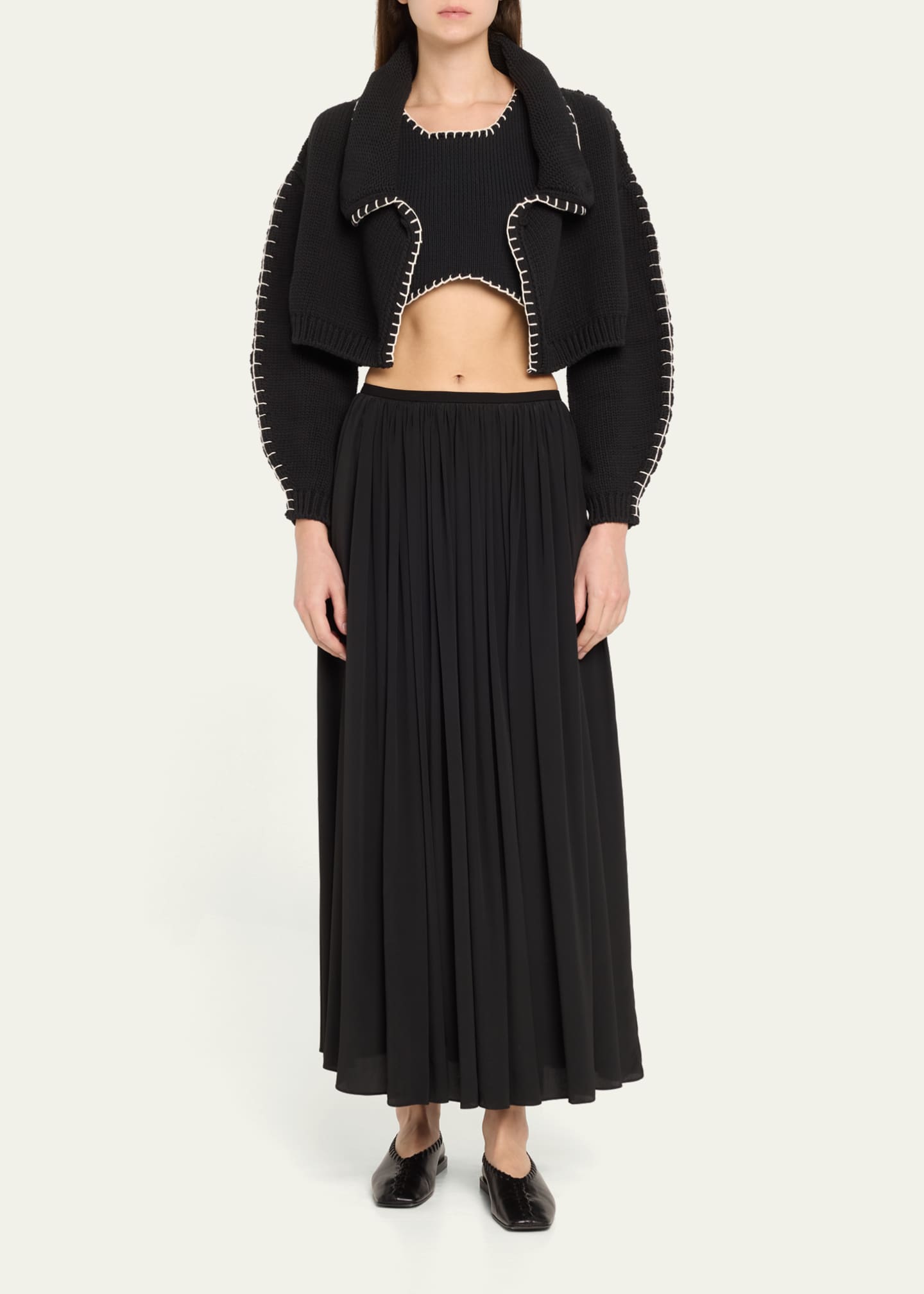 Aisling Camps Blanket Stitch Knit Bolero Image 2 of 5