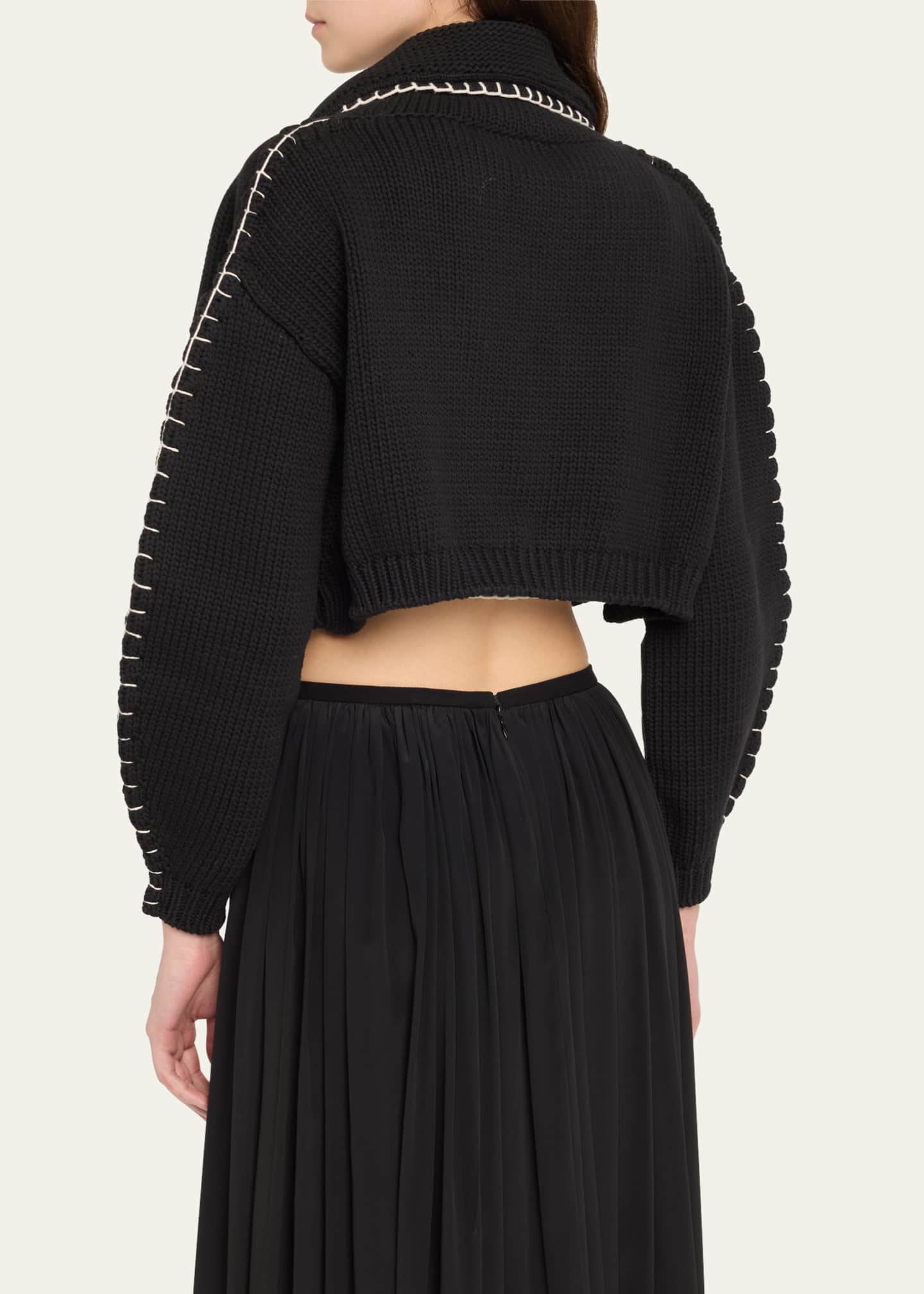 Aisling Camps Blanket Stitch Knit Bolero Image 3 of 5