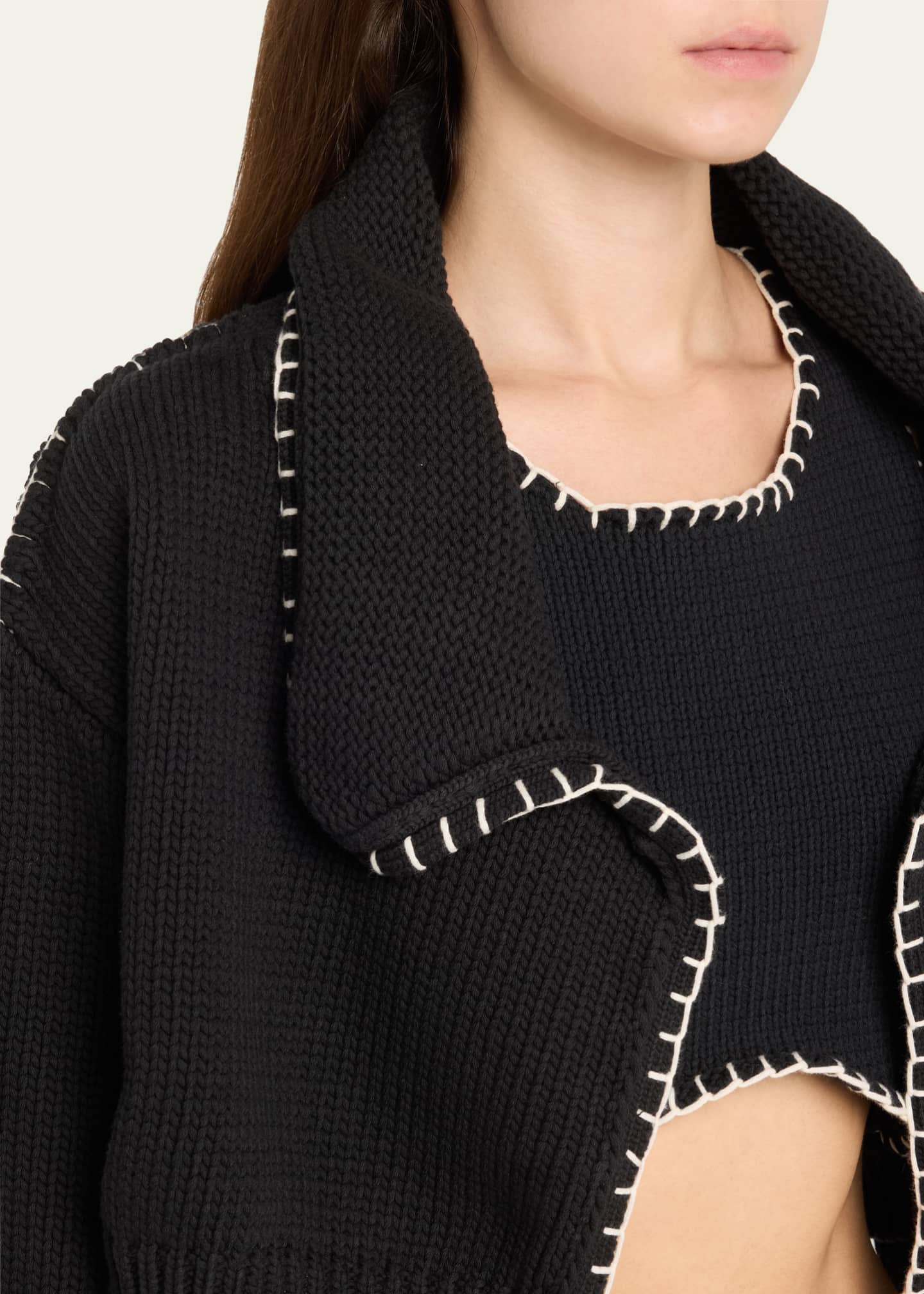 Aisling Camps Blanket Stitch Knit Bolero Image 5 of 5