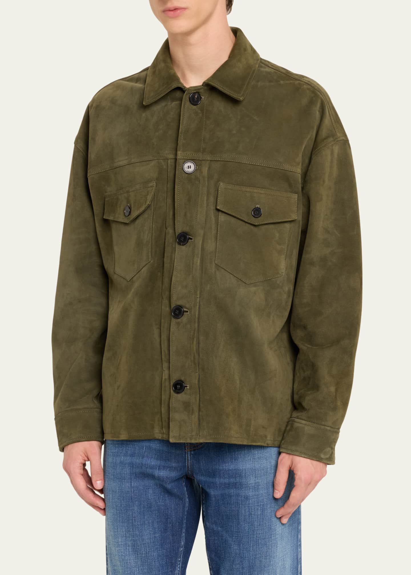 FRAME Men s Lamb Suede Jacket