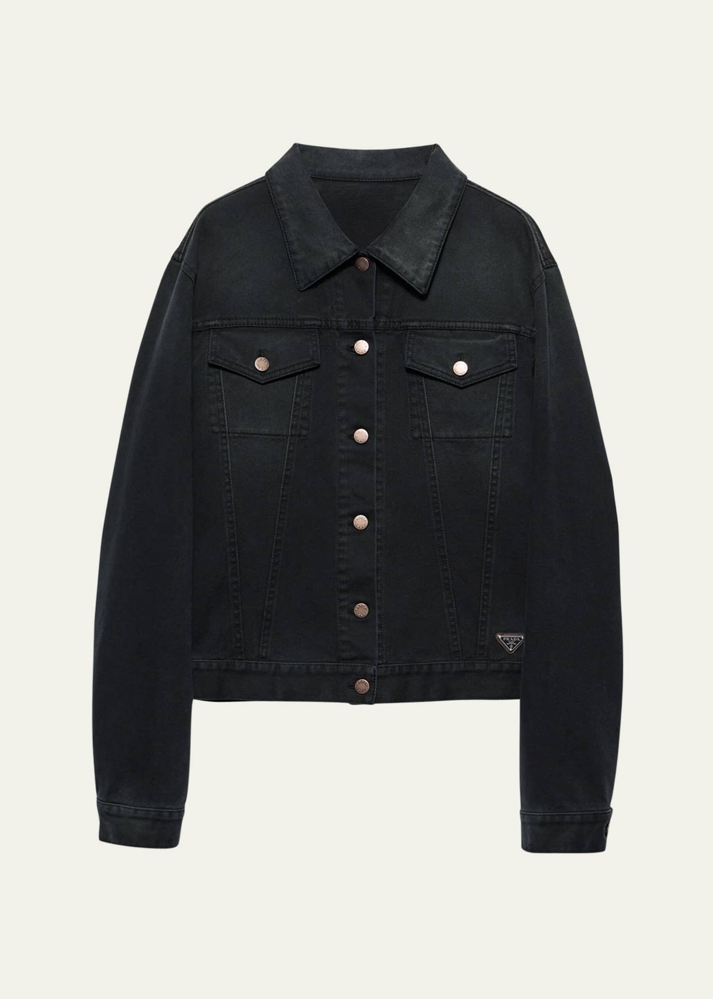 Prada Classic Denim Jacket Image 1 of 4