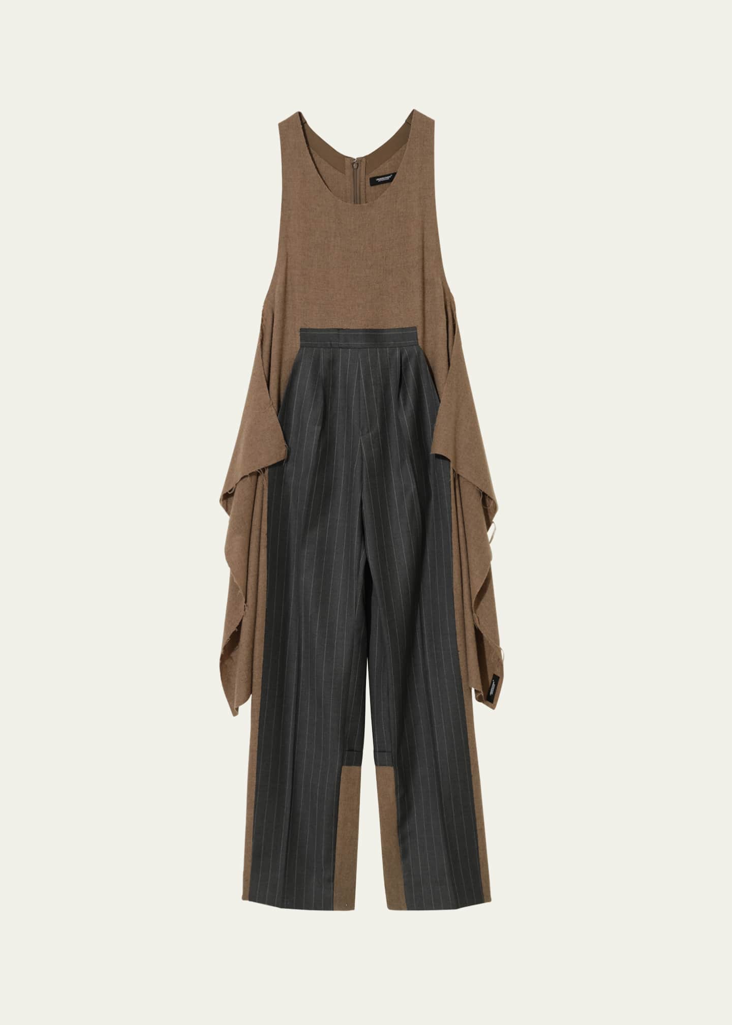 UNDERCOVER Trouser Detailed Wool Cashmere Jumpsuit Bergdorf Goodman