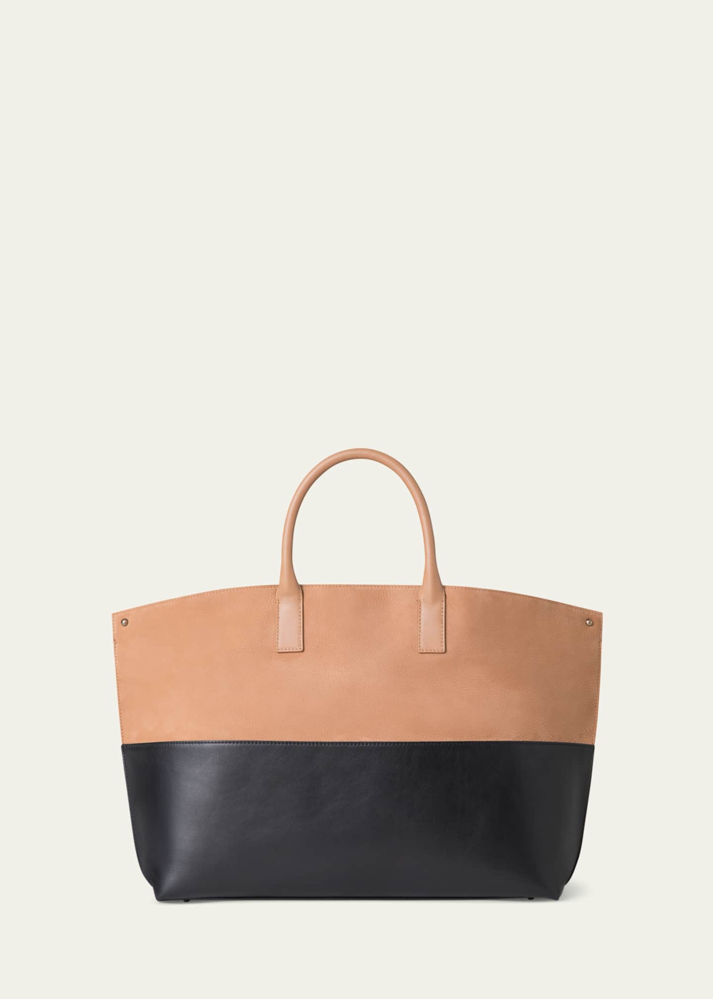 Akris Ai Medium Bicolor Nubuck Leather Shoulder Bag Image 2 of 4