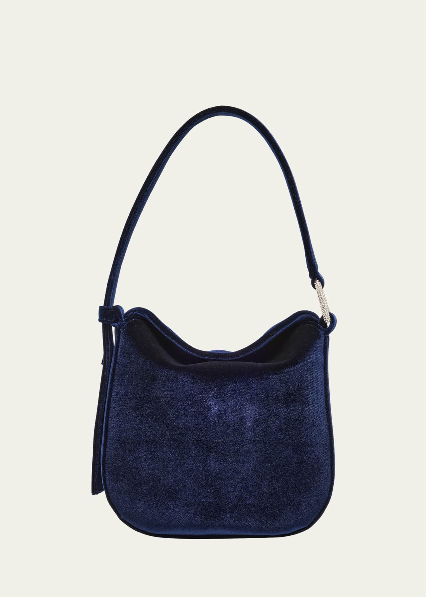 Akris Anna Mini Velvet Hobo Bag Image 1 of 5