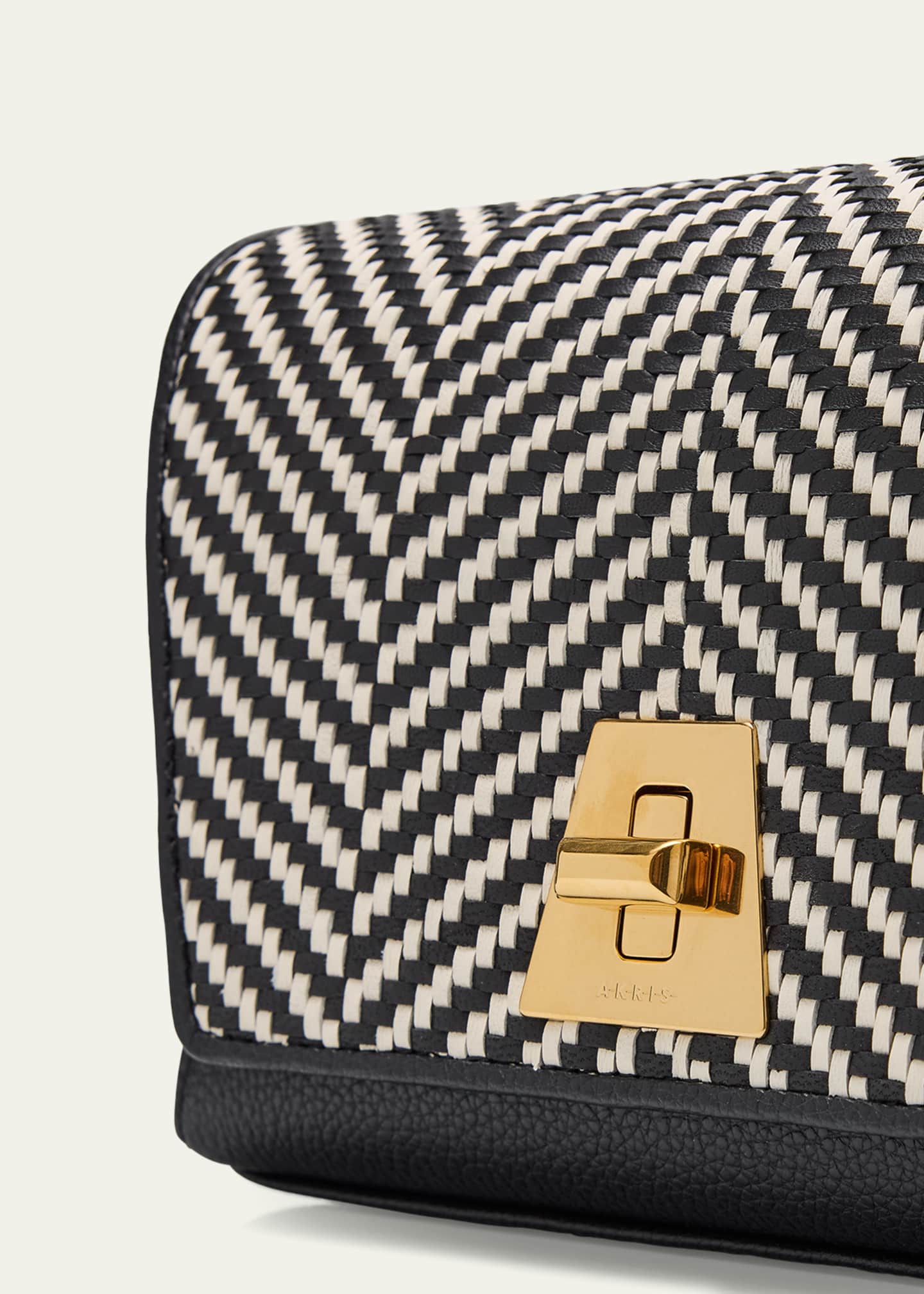 Akris Anouk Small Braided Leather Crossbody Bag Image 5 of 5