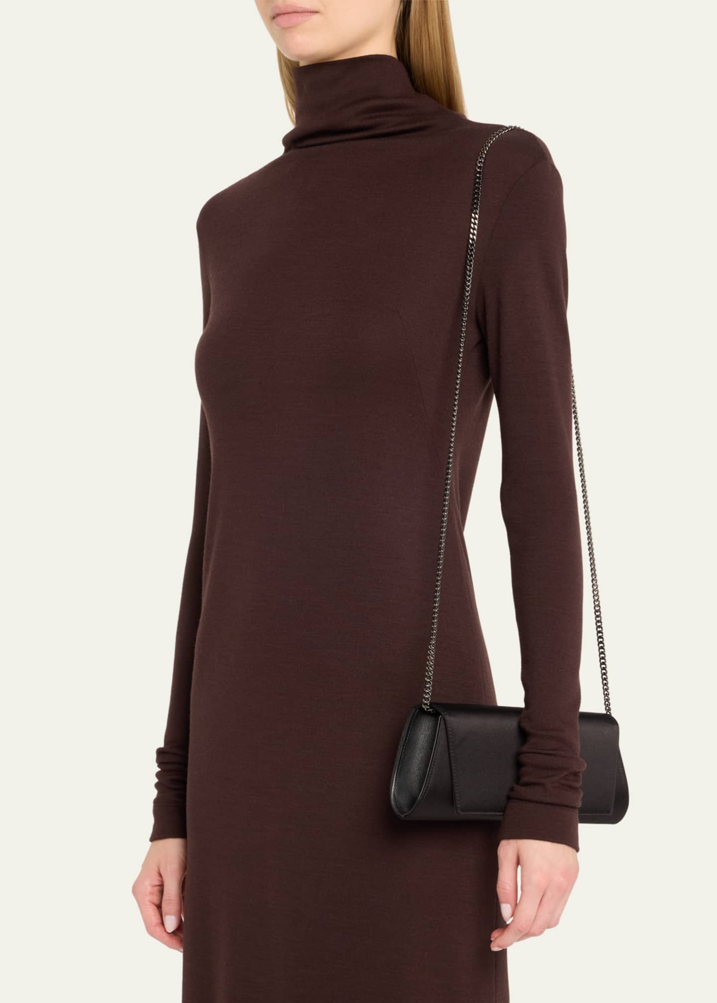 Akris Anouk Small Satin Clutch Bag Image 2 of 6