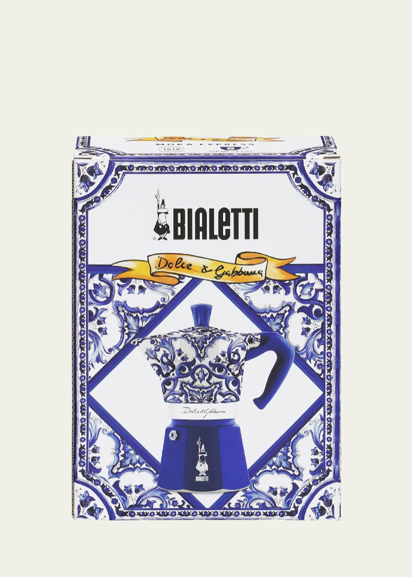 Bialetti x Dolce&Gabbana Moka Express Large Pot - Blu Mediterraneo Image 2 of 3