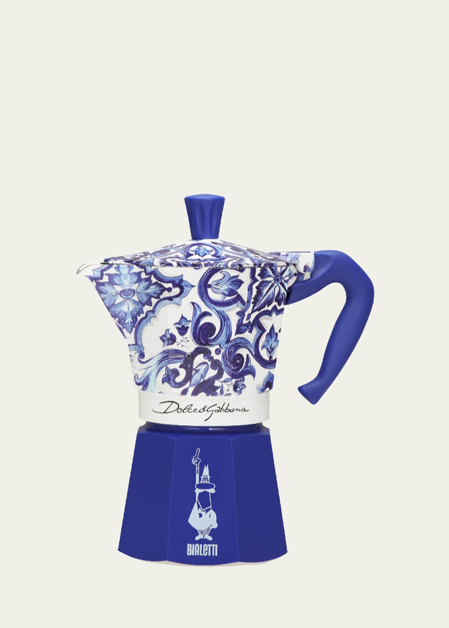 Bialetti x Dolce&Gabbana Moka Express Large Pot - Blu Mediterraneo Image 3 of 3