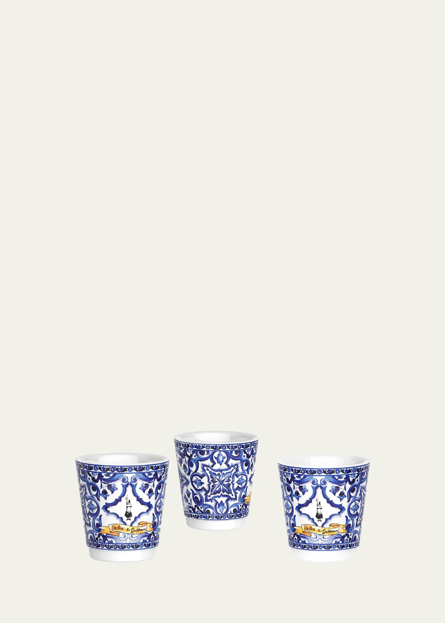 Bialetti x Dolce&Gabbana 2-Cup Moka Express Pot With Espresso Cups & Stirrers Image 2 of 3