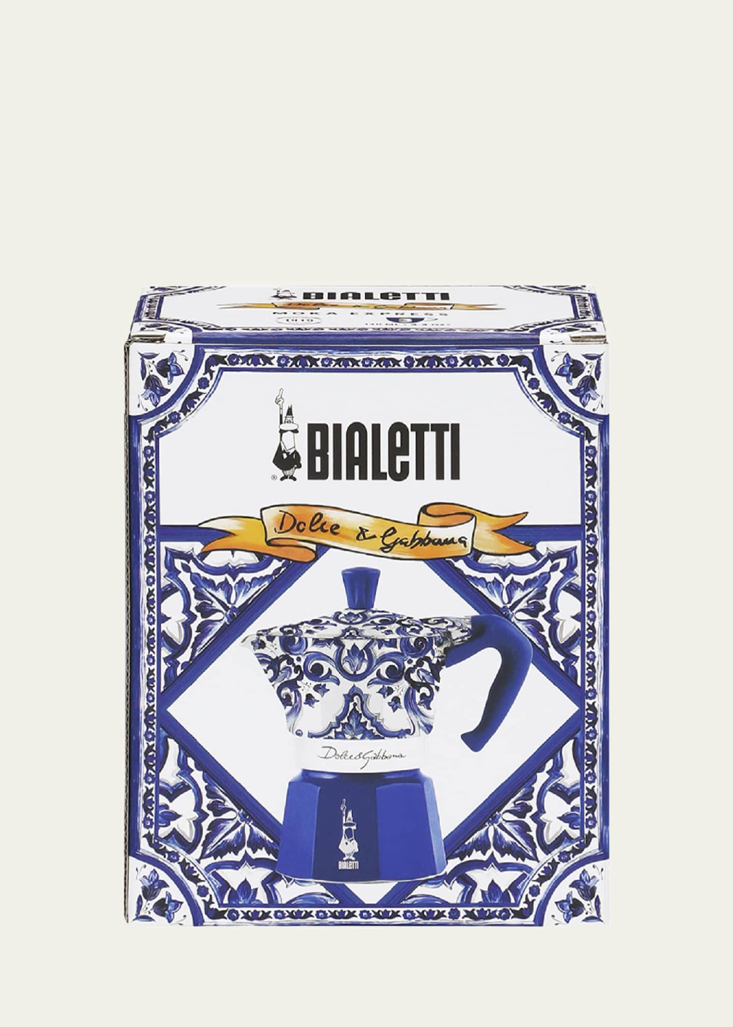 Bialetti x Dolce&Gabbana Moka Express Small Pot - Blu Mediterraneo Image 2 of 3