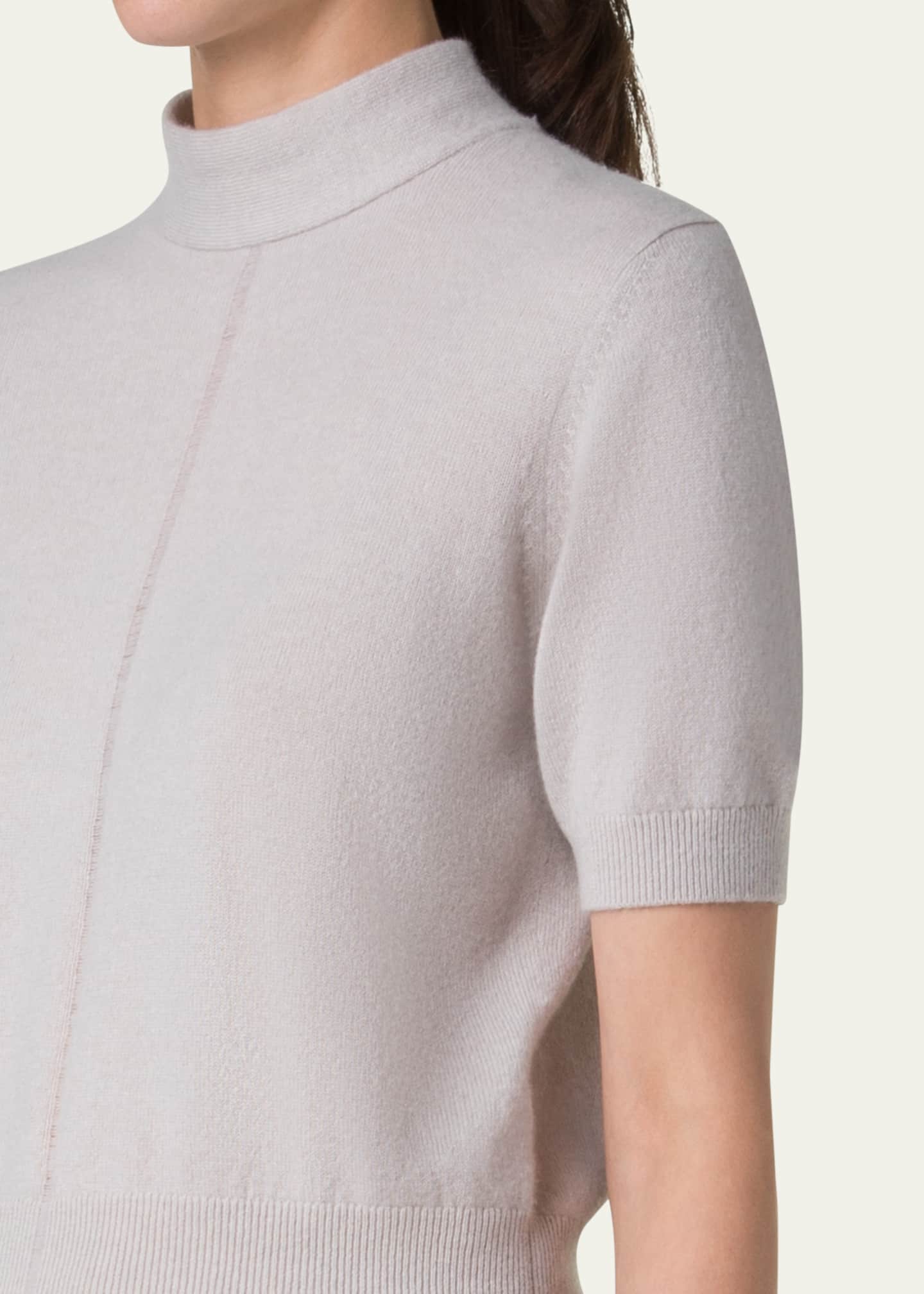 Akris Mock Neck Cashmere Sweater Image 5 of 5