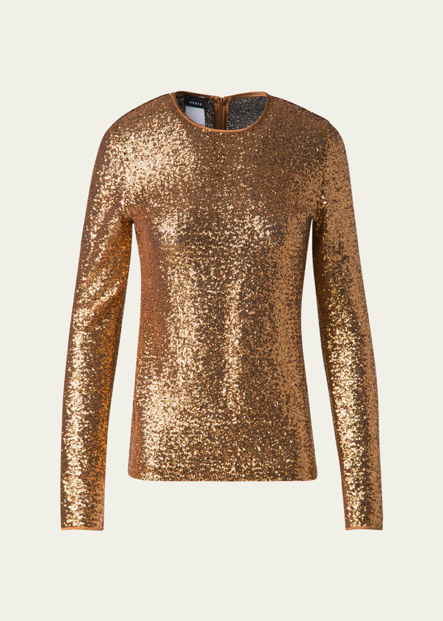 Akris Sequined Jersey Top Image 1 of 5