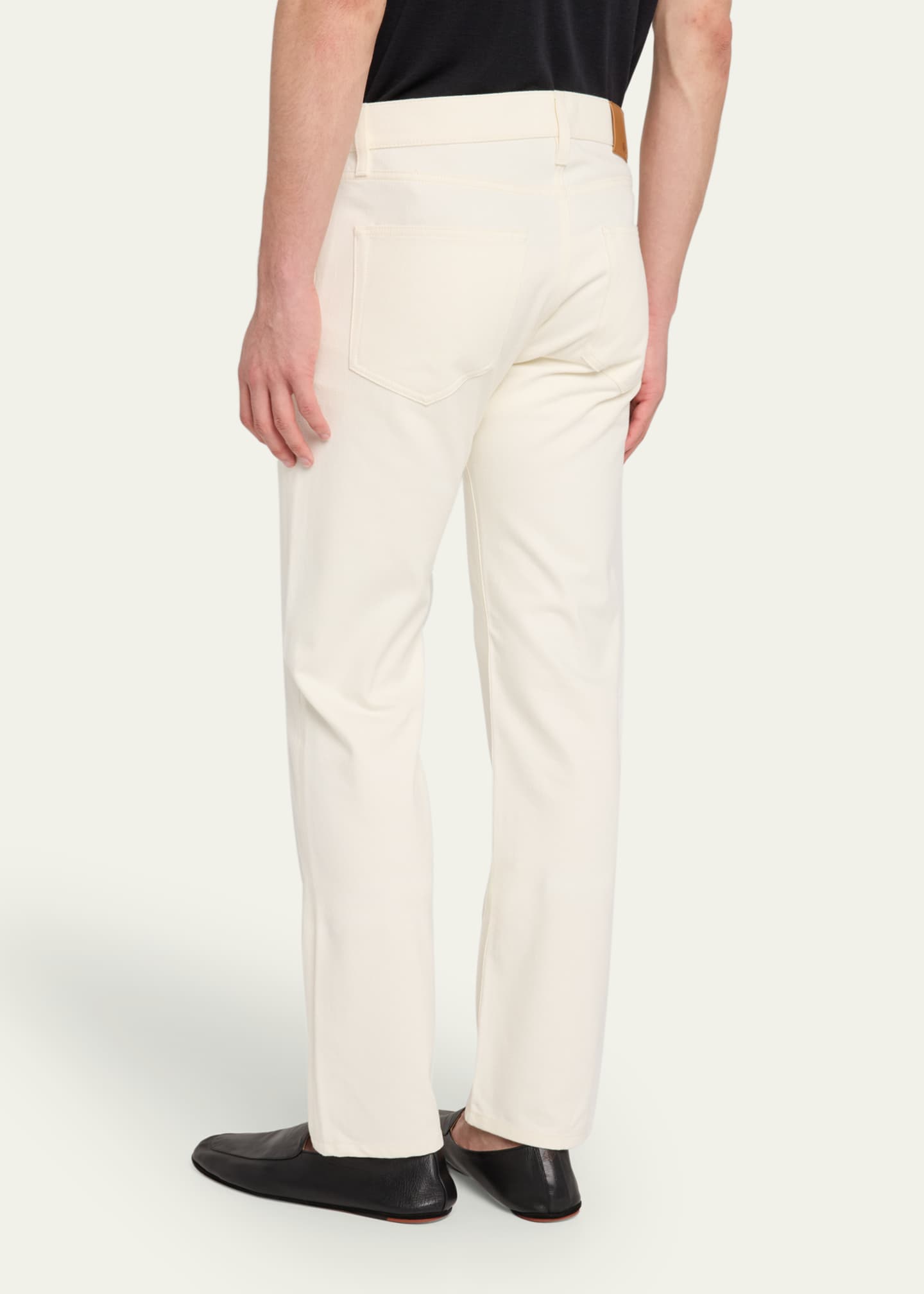 Loro Piana Men's Quarona Soft Denim Pants Image 3 of 5