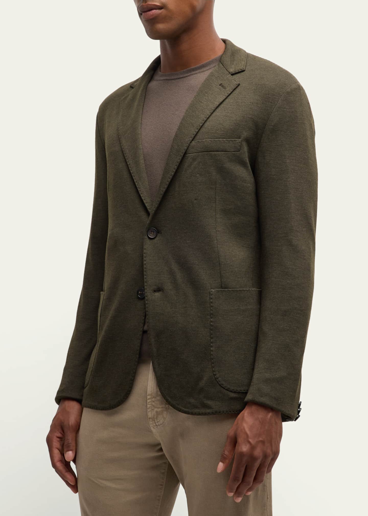 Loro Piana Men's Sunset Cashmere Silk Sports Jacket Image 4 of 5