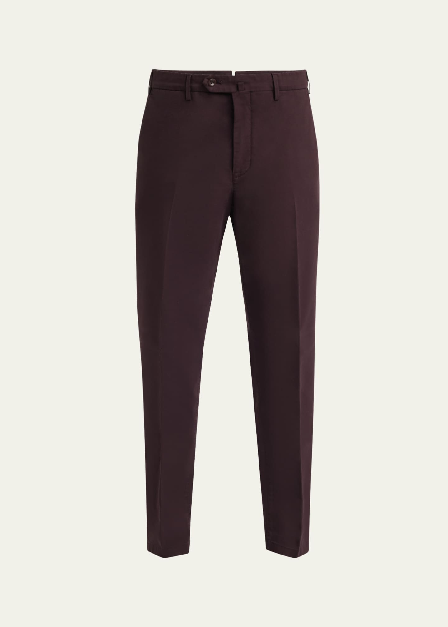 Loro Piana Men's Carlo Hyannis Straight Cotton Trousers Image 1 of 5