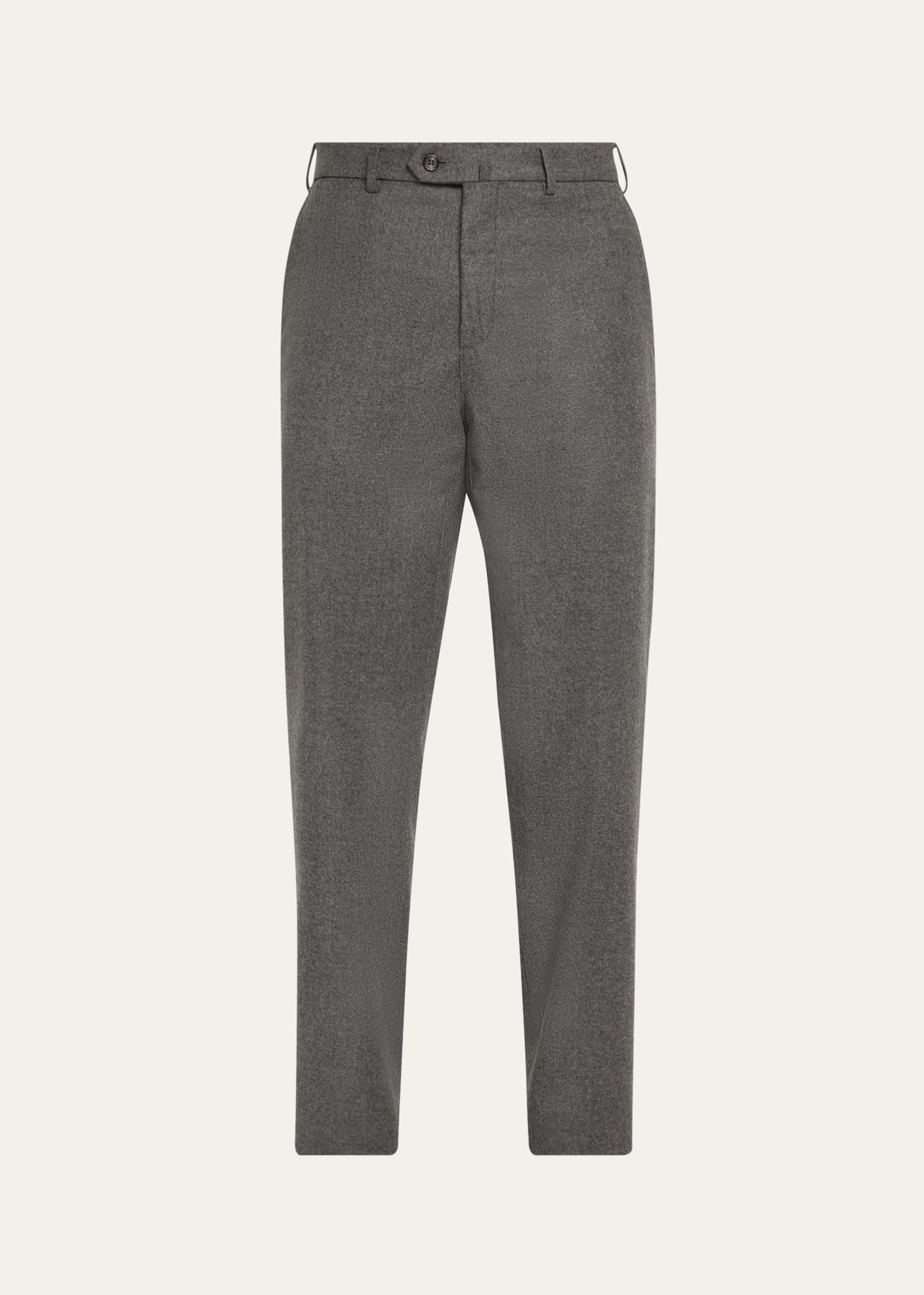 Loro Piana Men's Carlo Cashmere Flannel Trousers Image 1 of 5