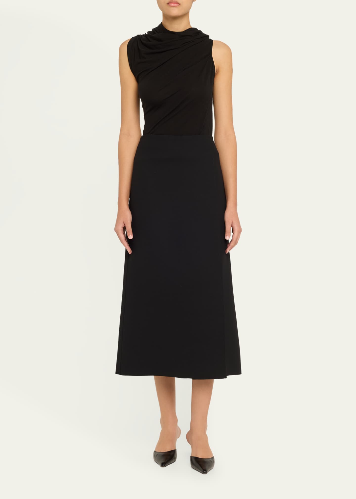 Helmut Lang Sleeveless Jersey Wind Top Image 2 of 5
