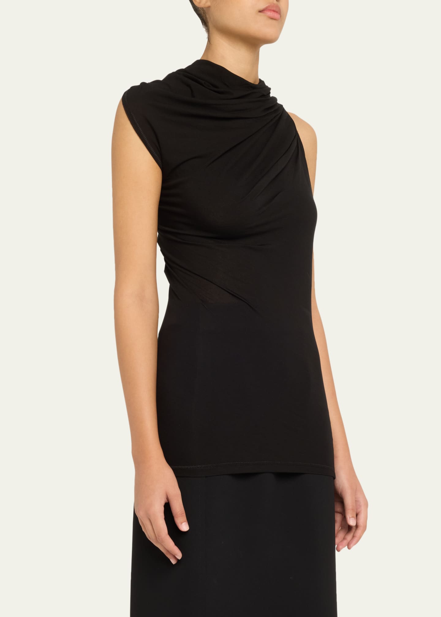 Helmut Lang Sleeveless Jersey Wind Top Image 4 of 5