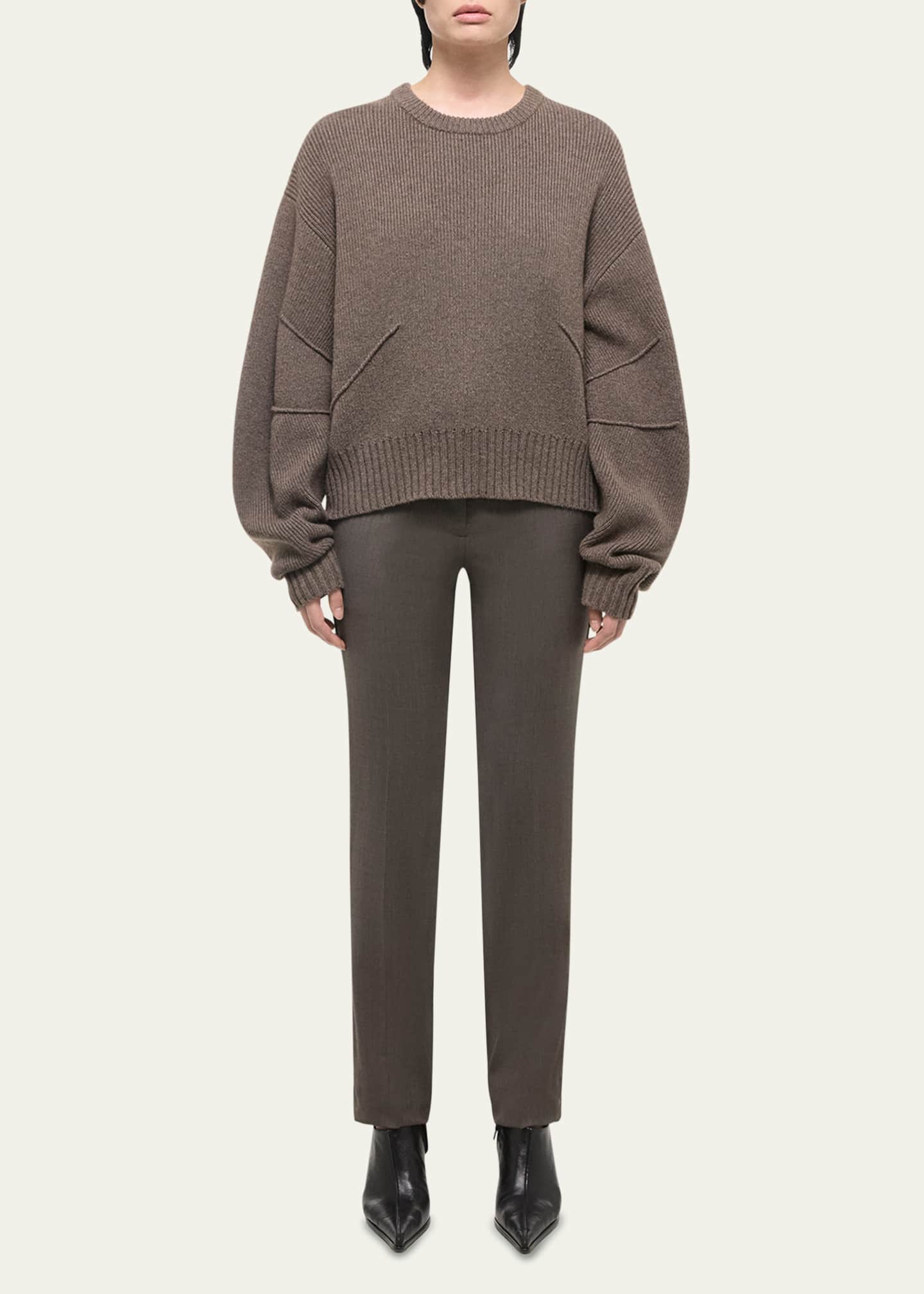 Helmut Lang Apex Chunky Wool-Cashmere Sweater - Bergdorf Goodman