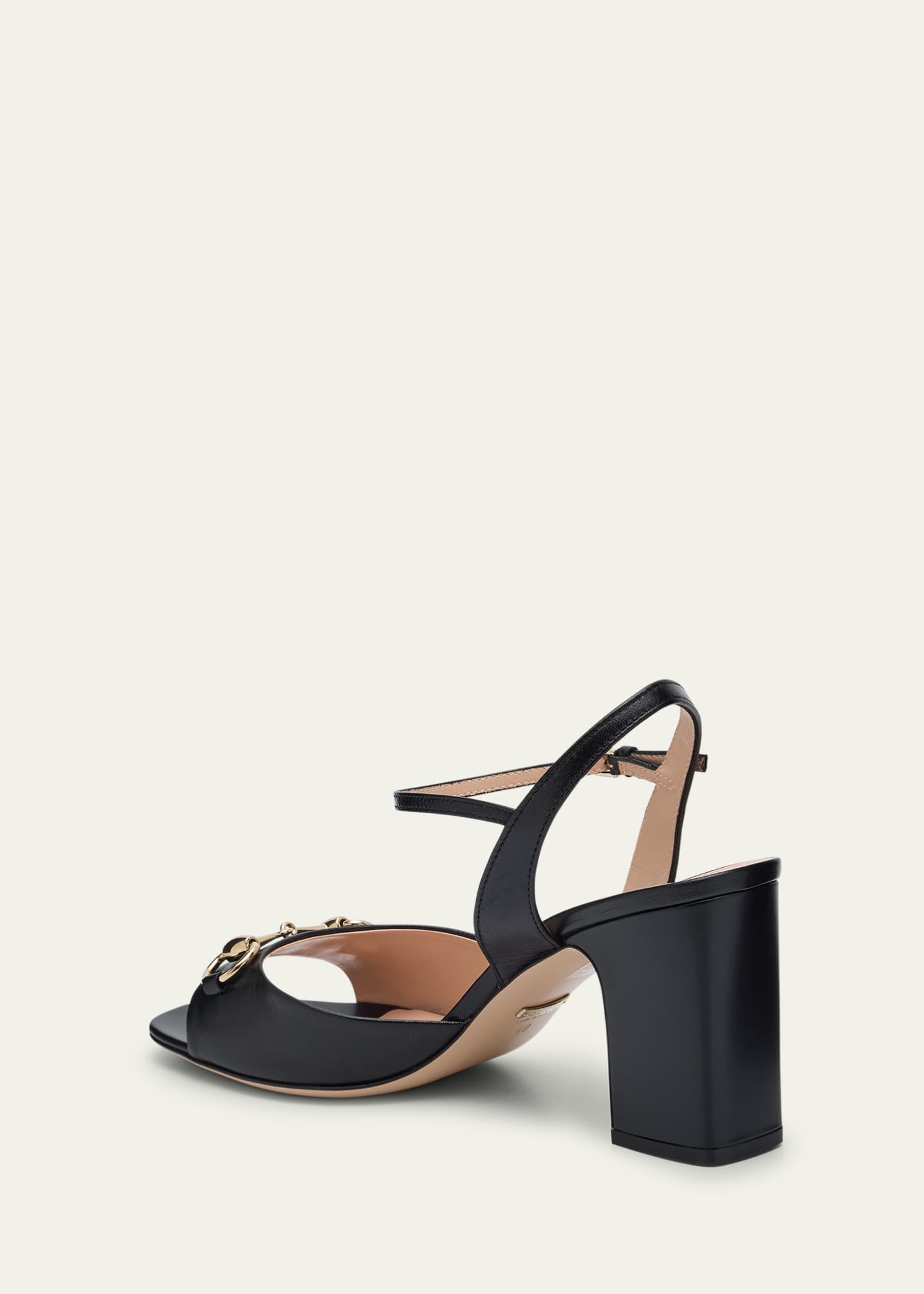 Lady Horsebit Leather Sandals