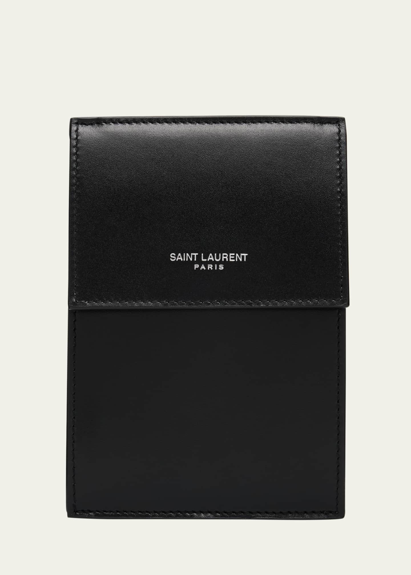 Saint Laurent Men's Mini Crossbody Bag in Leather Image 1 of 6