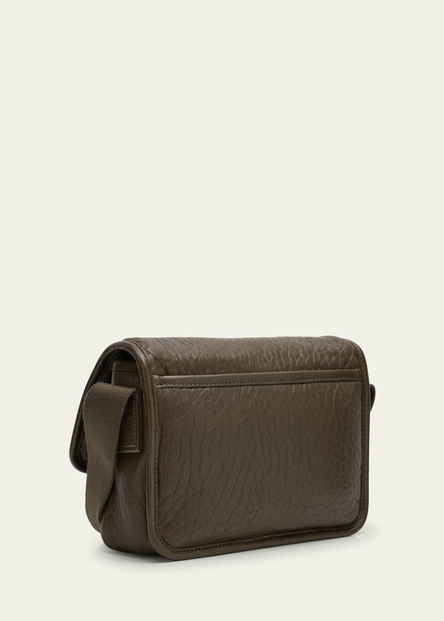 Saint Laurent Men's Niki Small Messenger Bag in Grained Lambskin Image 3 of 6
