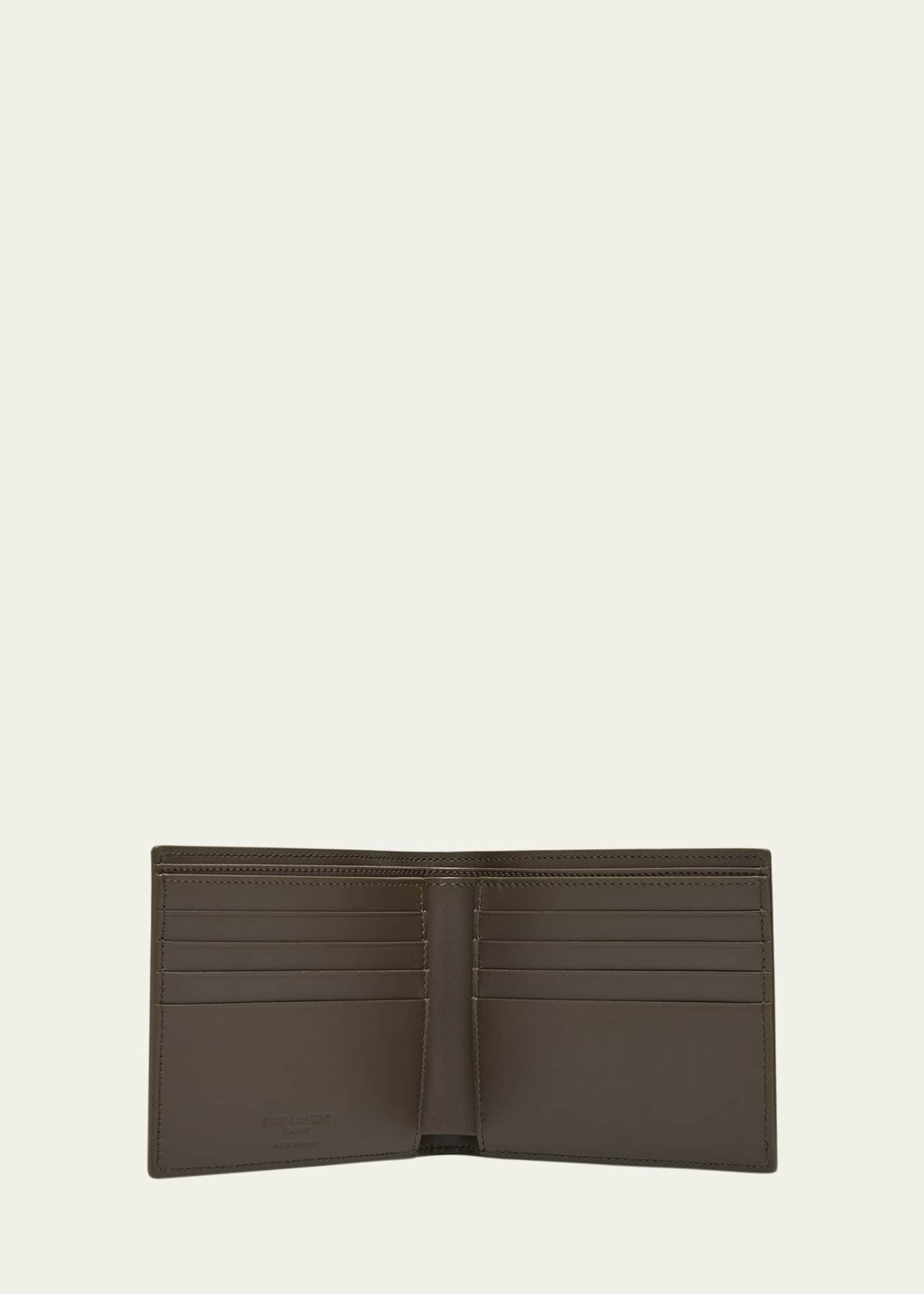 Saint Laurent Men's East/West Bifold Wallet in Smooth Leather Image 4 of 4