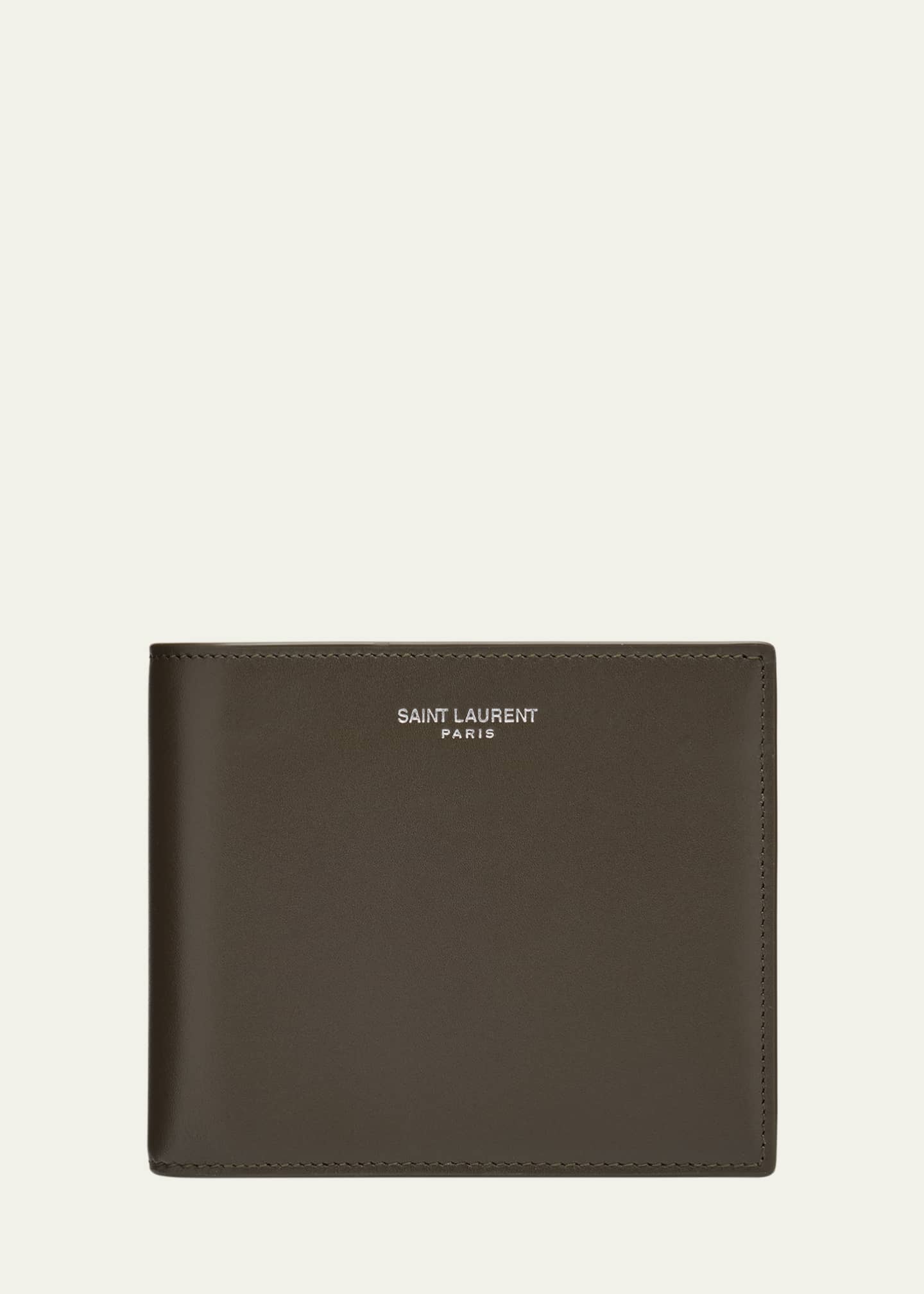 Saint Laurent Men's East/West Bifold Wallet in Smooth Leather Image 1 of 4