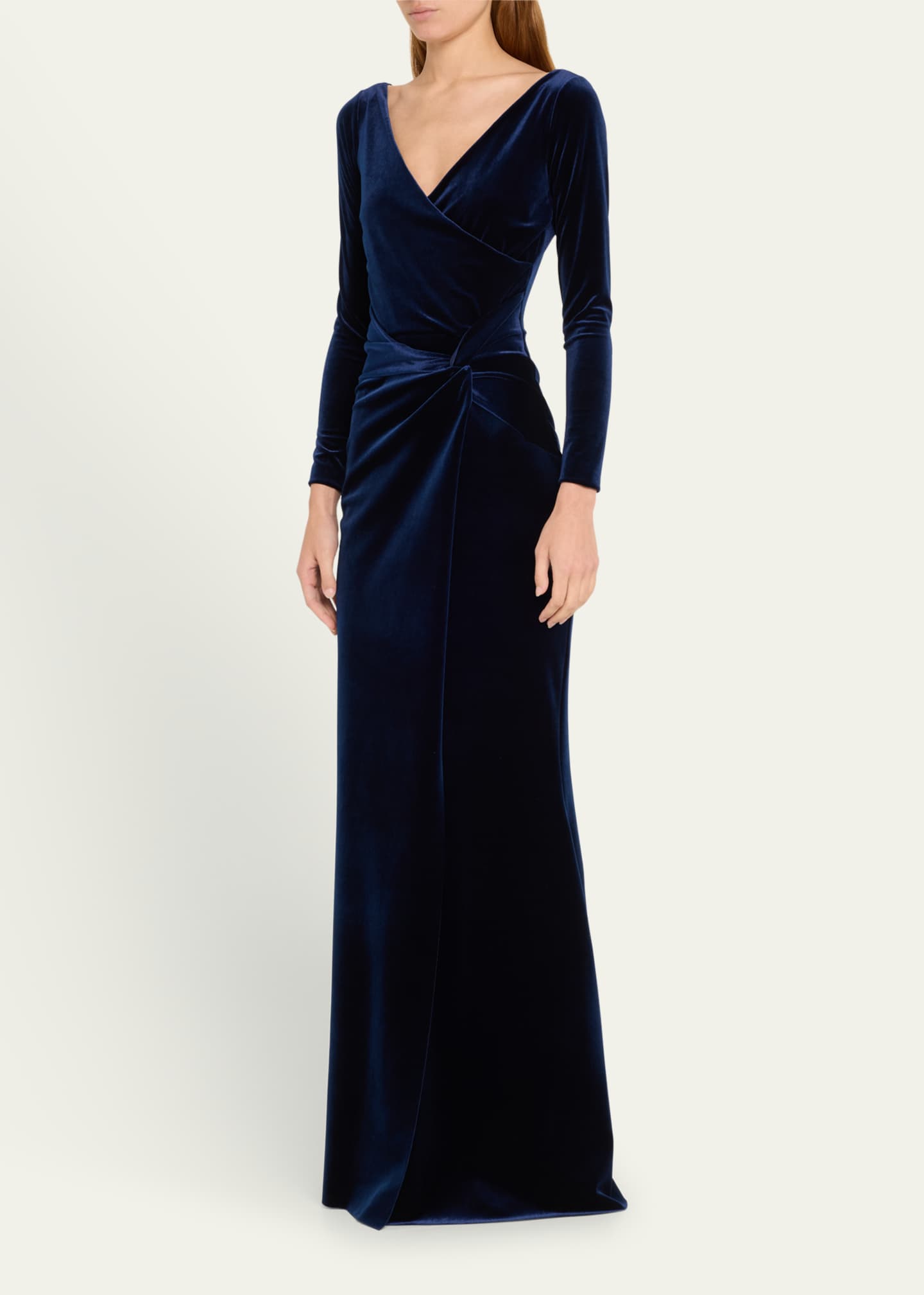 Velvet gown vince camuto 2025