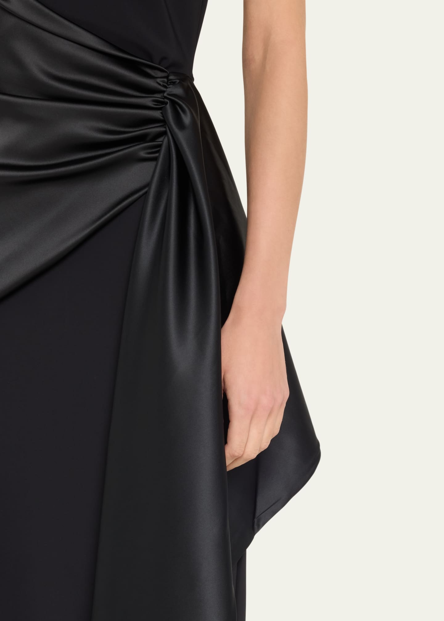 Chiara Boni La Petite Robe Gudairi Ra Draped Halter Column Gown Image 5 of 5