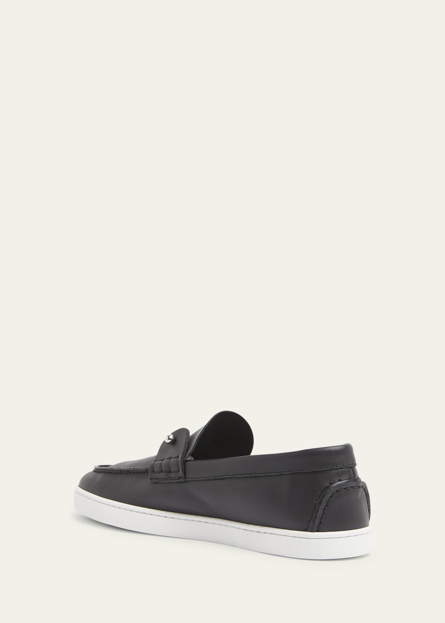 Christian Louboutin Men's Chambeliboat Leather Loafers Image 4 of 6