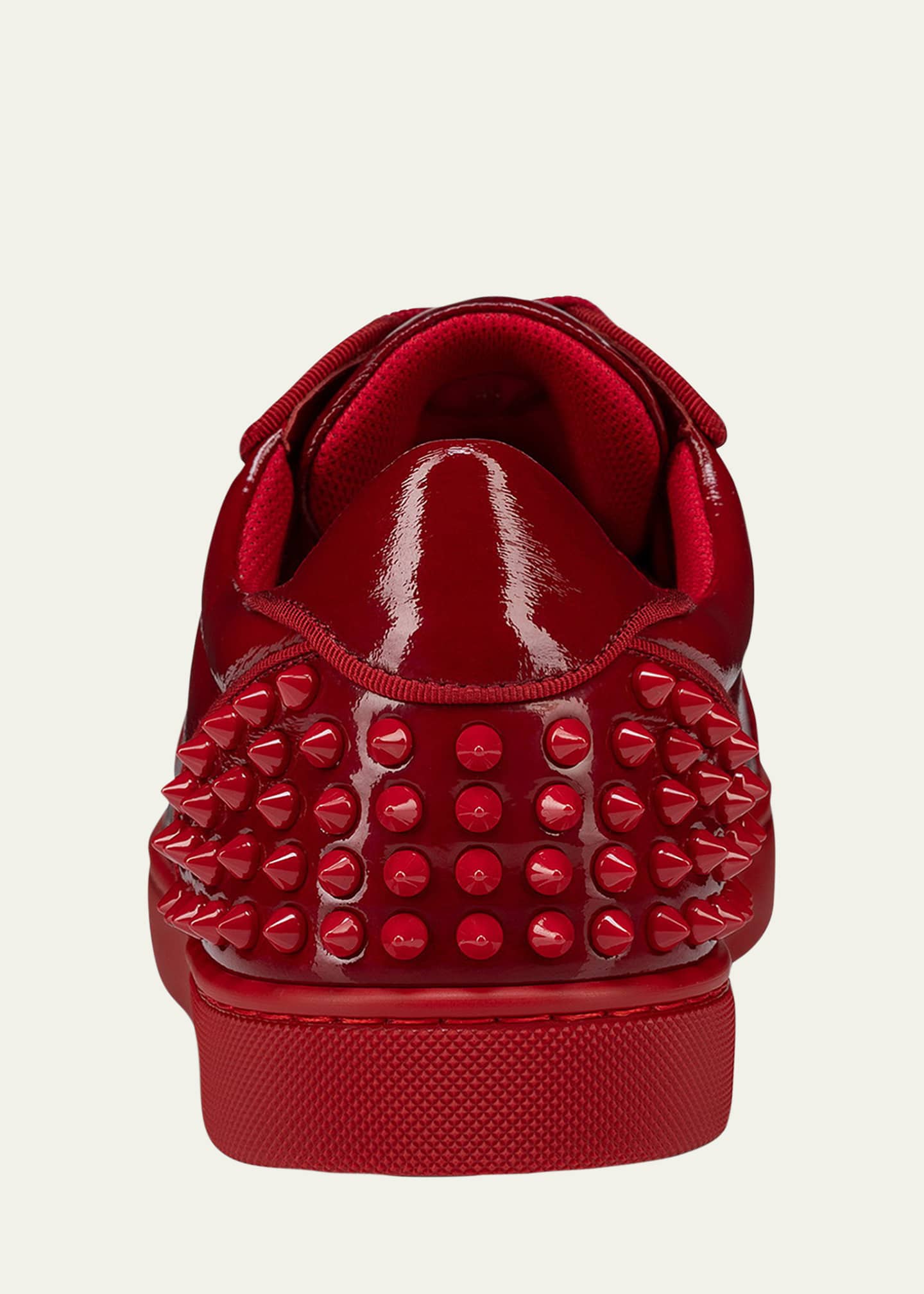 Christian Louboutin Men's Seavaste 2 Patent Leather Low-Top Sneakers Image 3 of 4