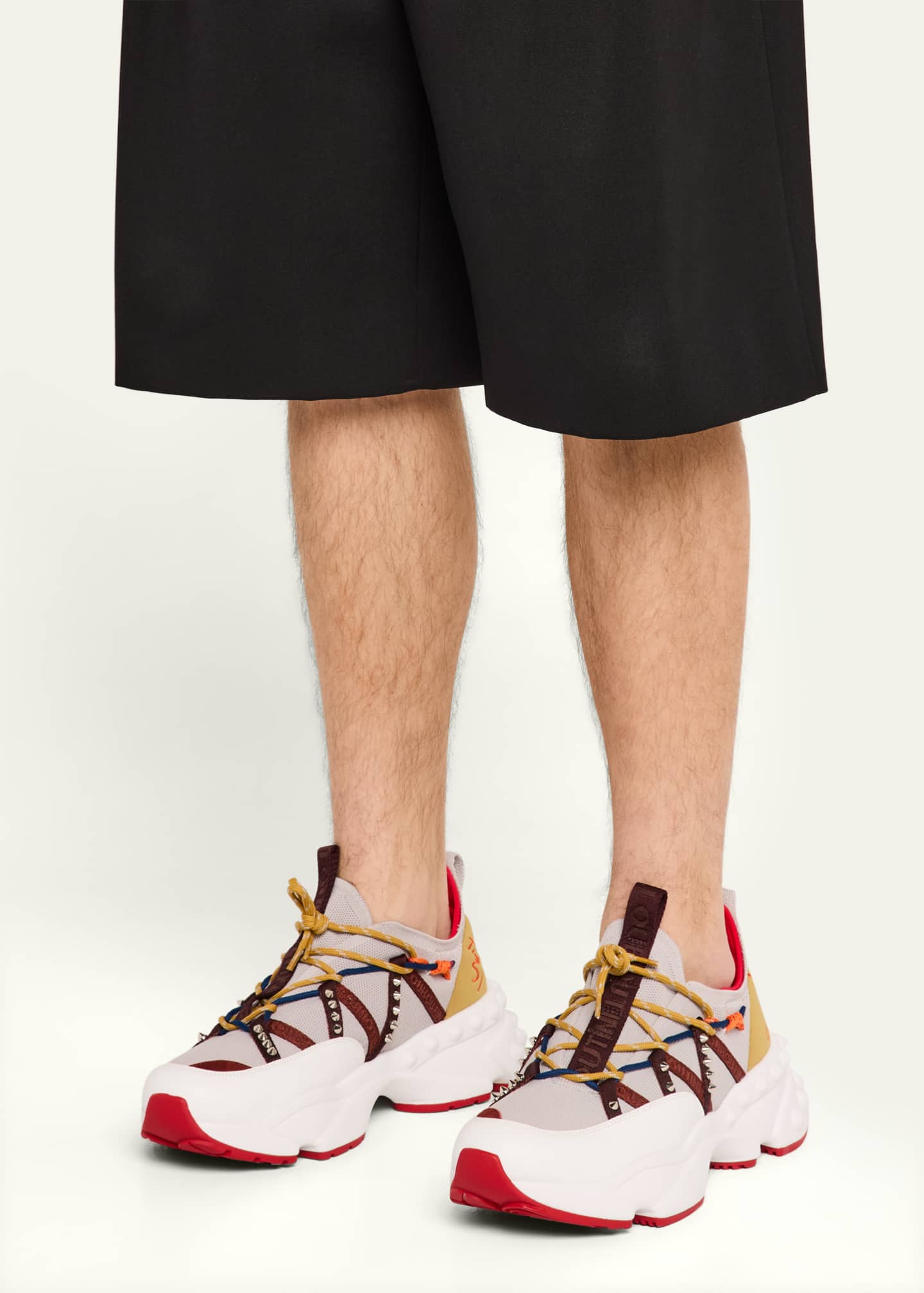 Christian Louboutin Men's Trailnrun Runner Sneakers Image 2 of 6